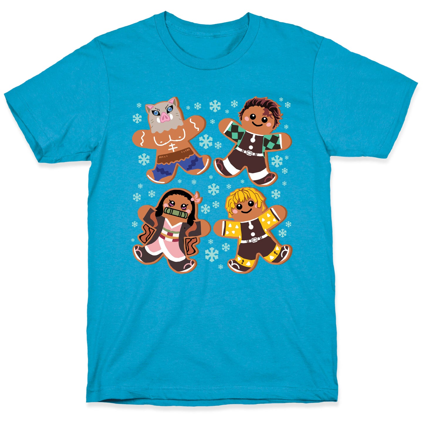 Demon Slayer Gingerbread Cookies Unisex Triblend Tee