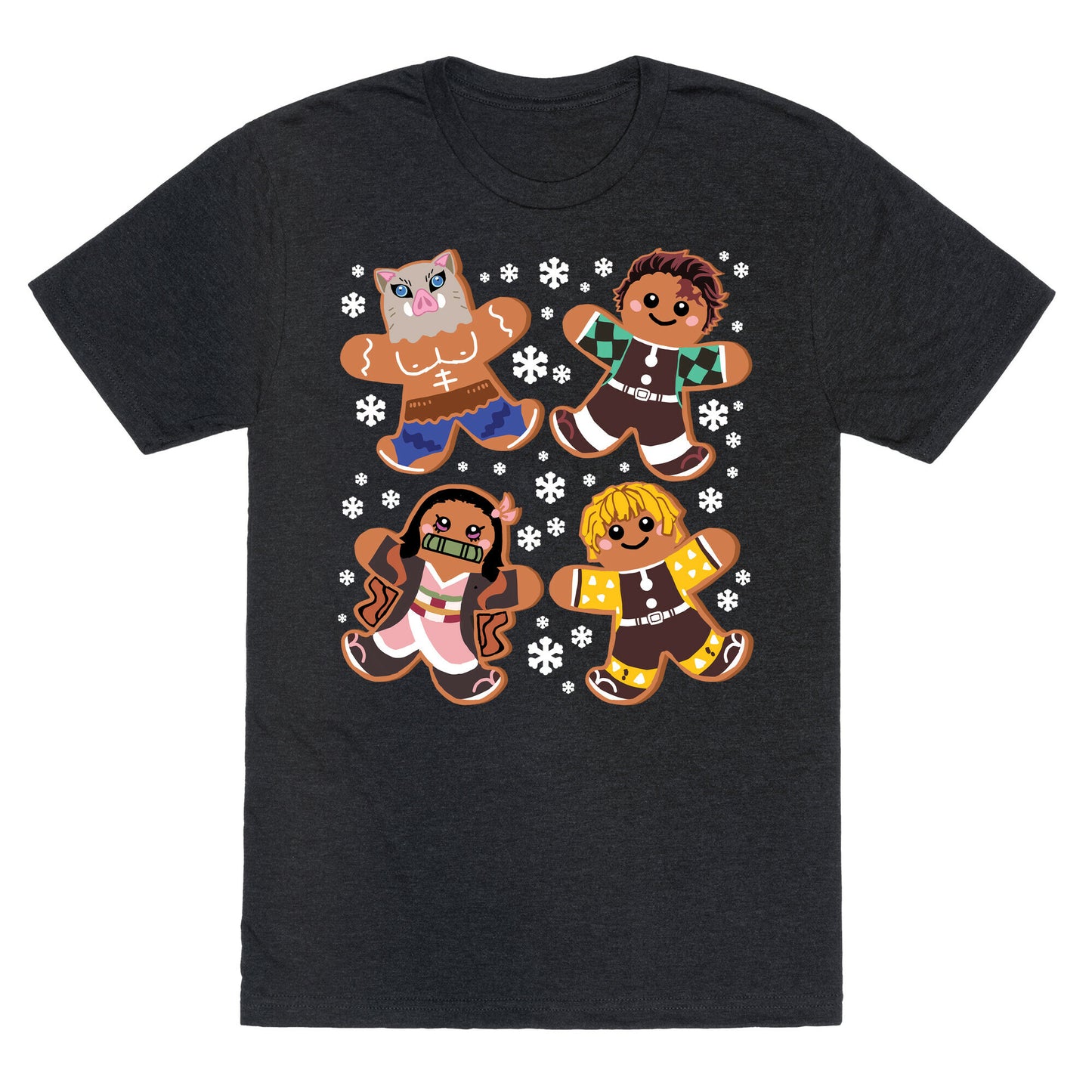 Demon Slayer Gingerbread Cookies Unisex Triblend Tee