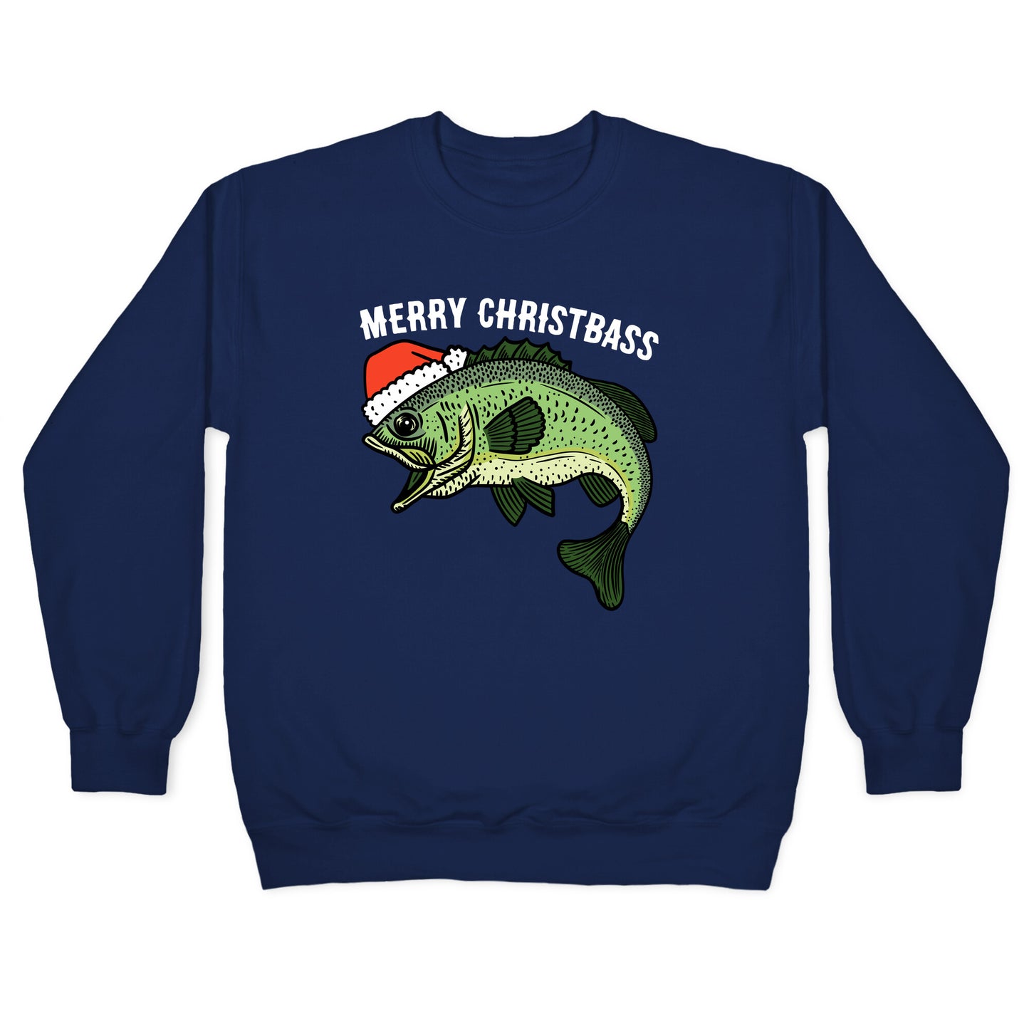 Merry Christbass - Christmas Bass Crewneck Sweatshirt