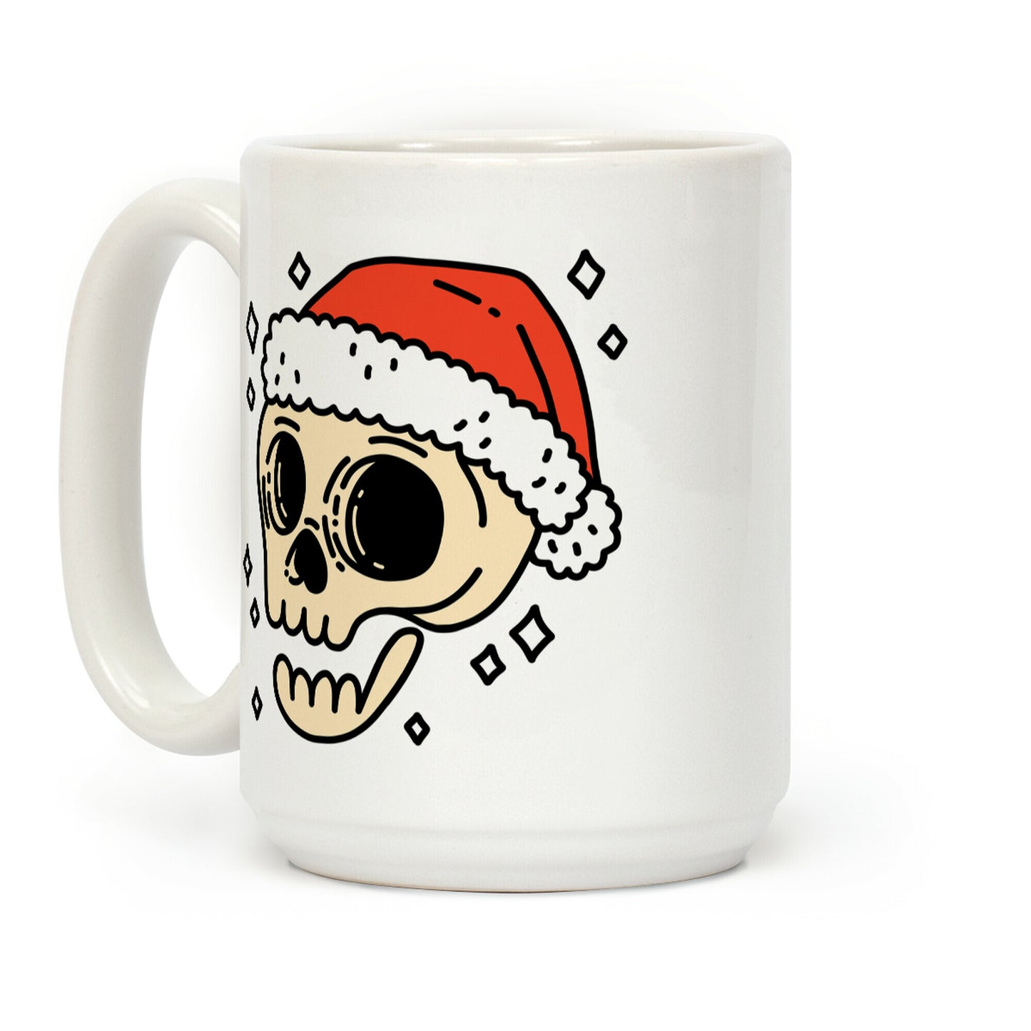 Santa Skull Coffee Mug