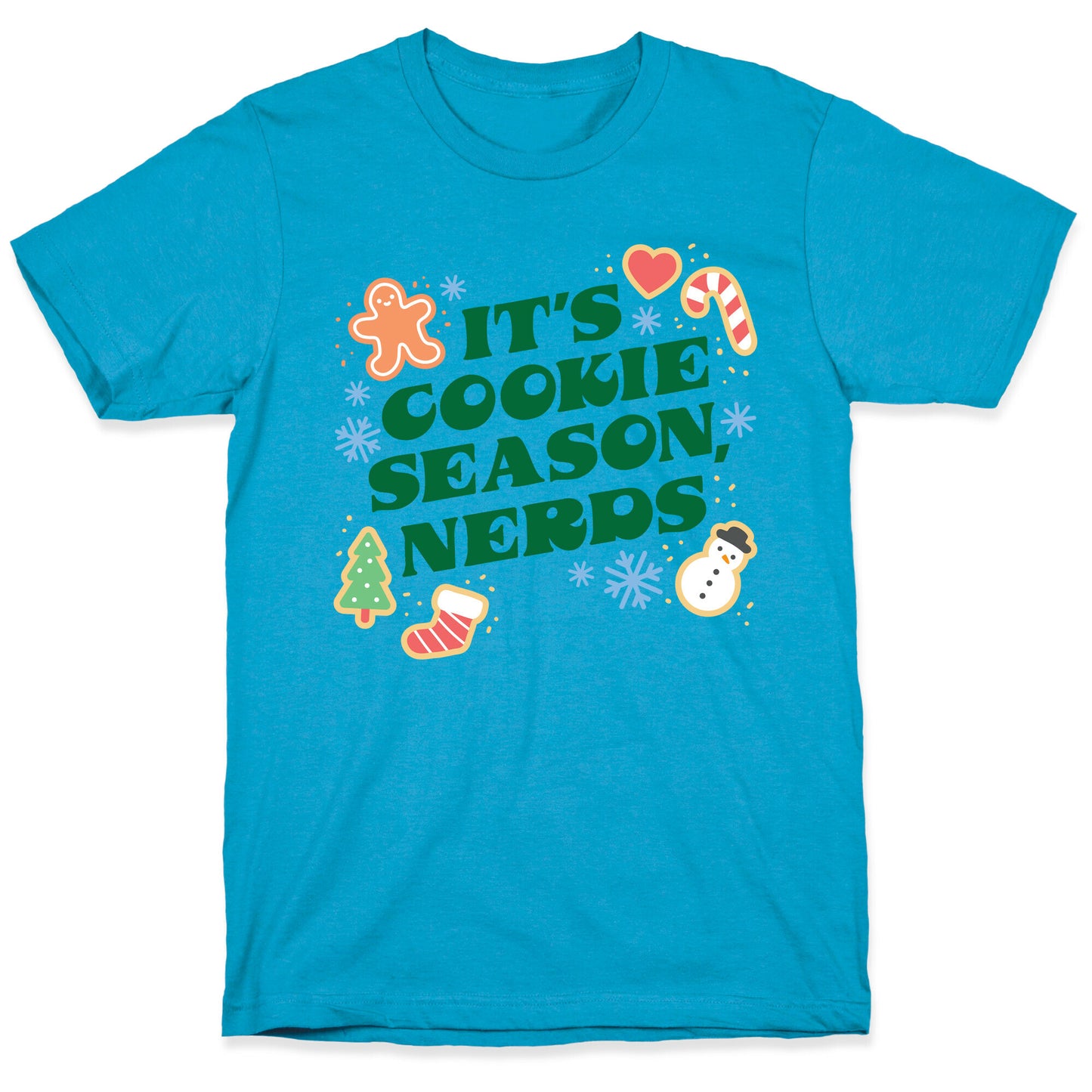 It's Cookie Season, Nerds Christmas Unisex Triblend Tee