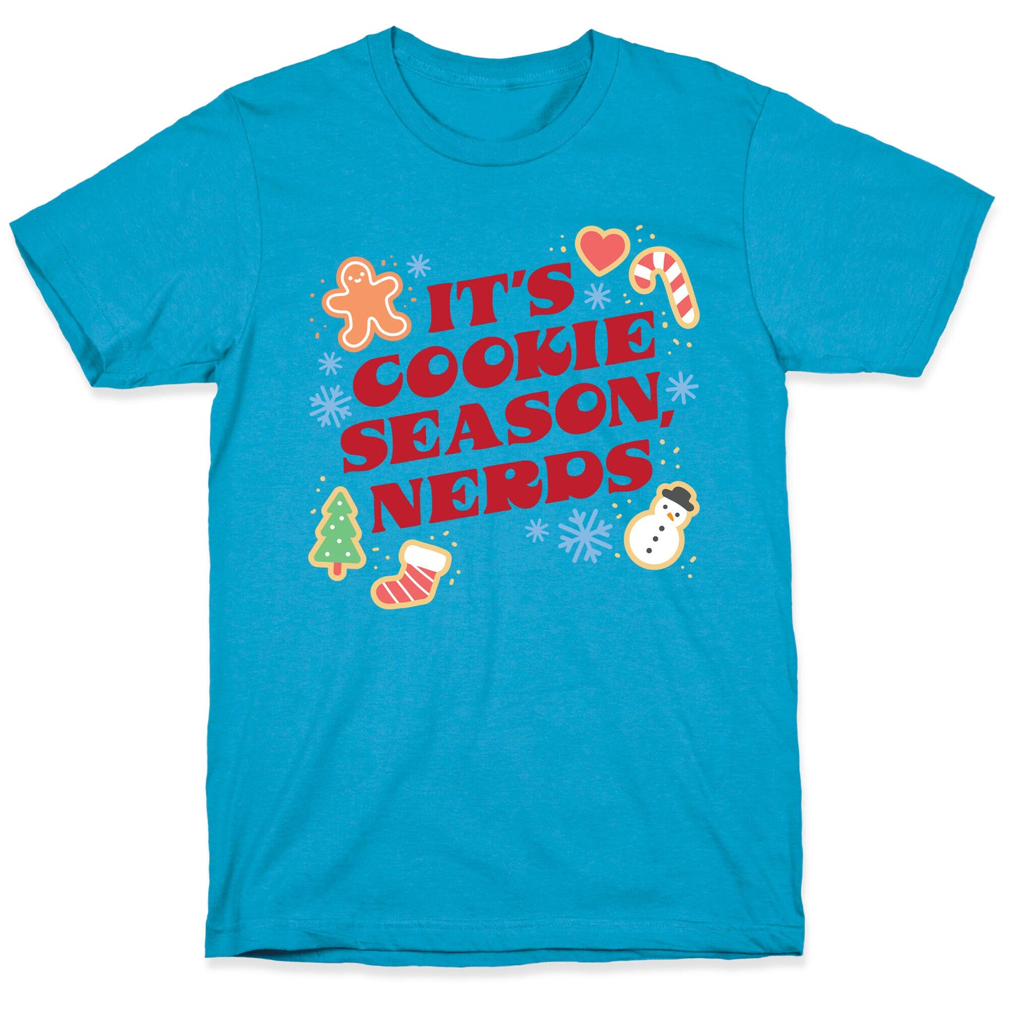 It's Cookie Season, Nerds Christmas Unisex Triblend Tee