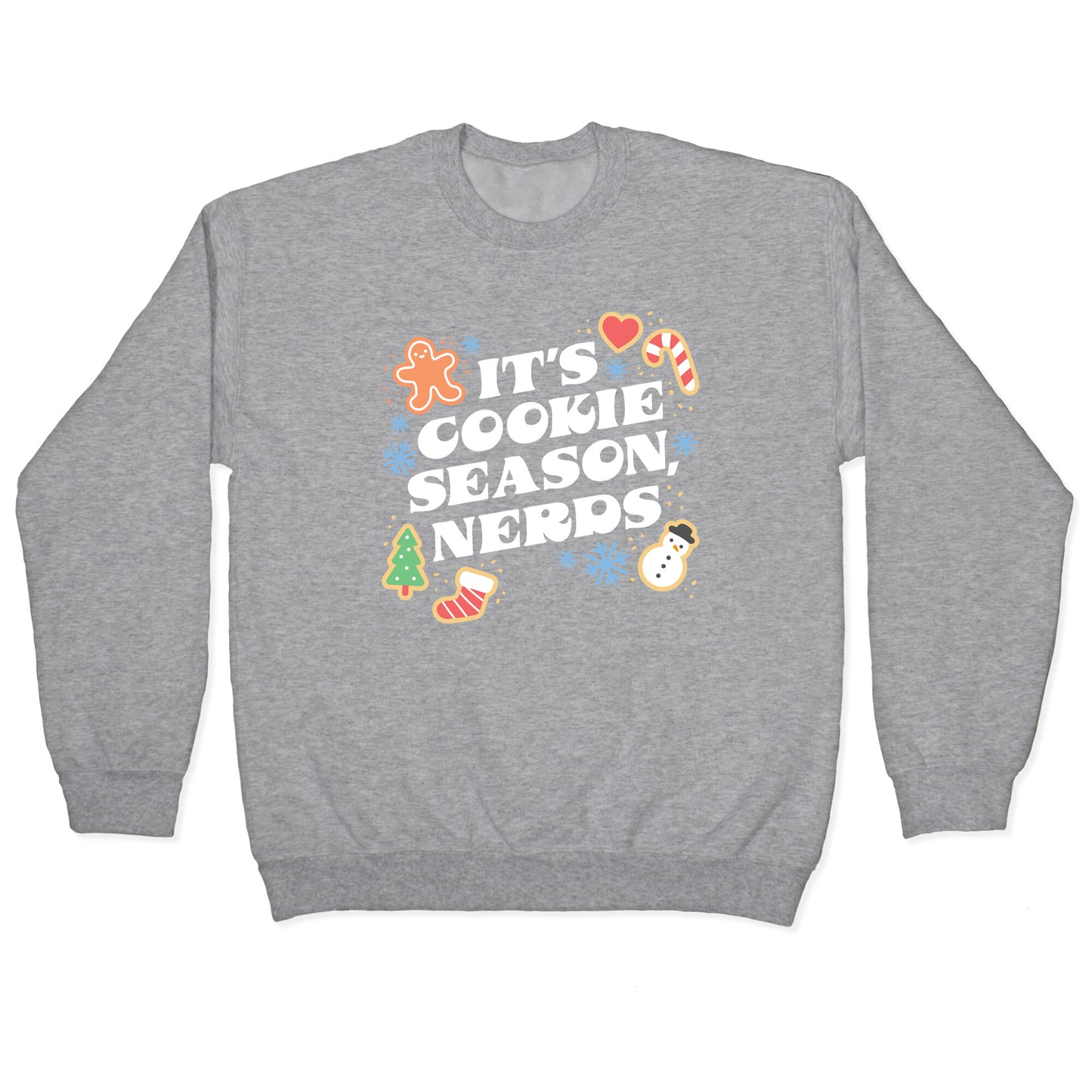 It's Cookie Season, Nerds Christmas Crewneck Sweatshirt