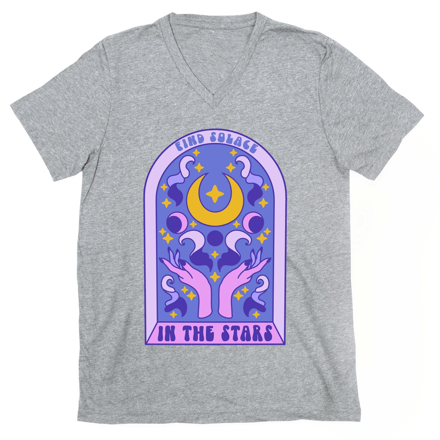 Find Solace In The Stars V-Neck