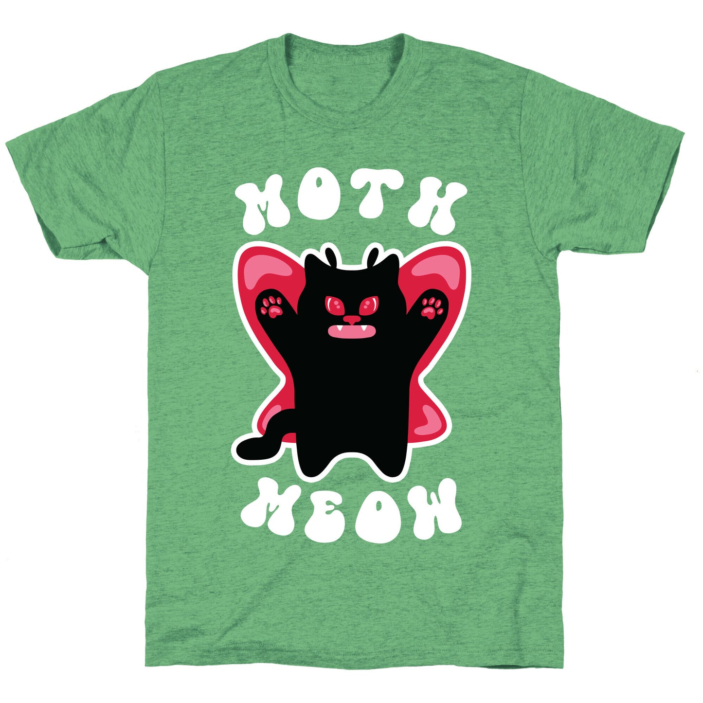 Moth Meow Unisex Triblend Tee