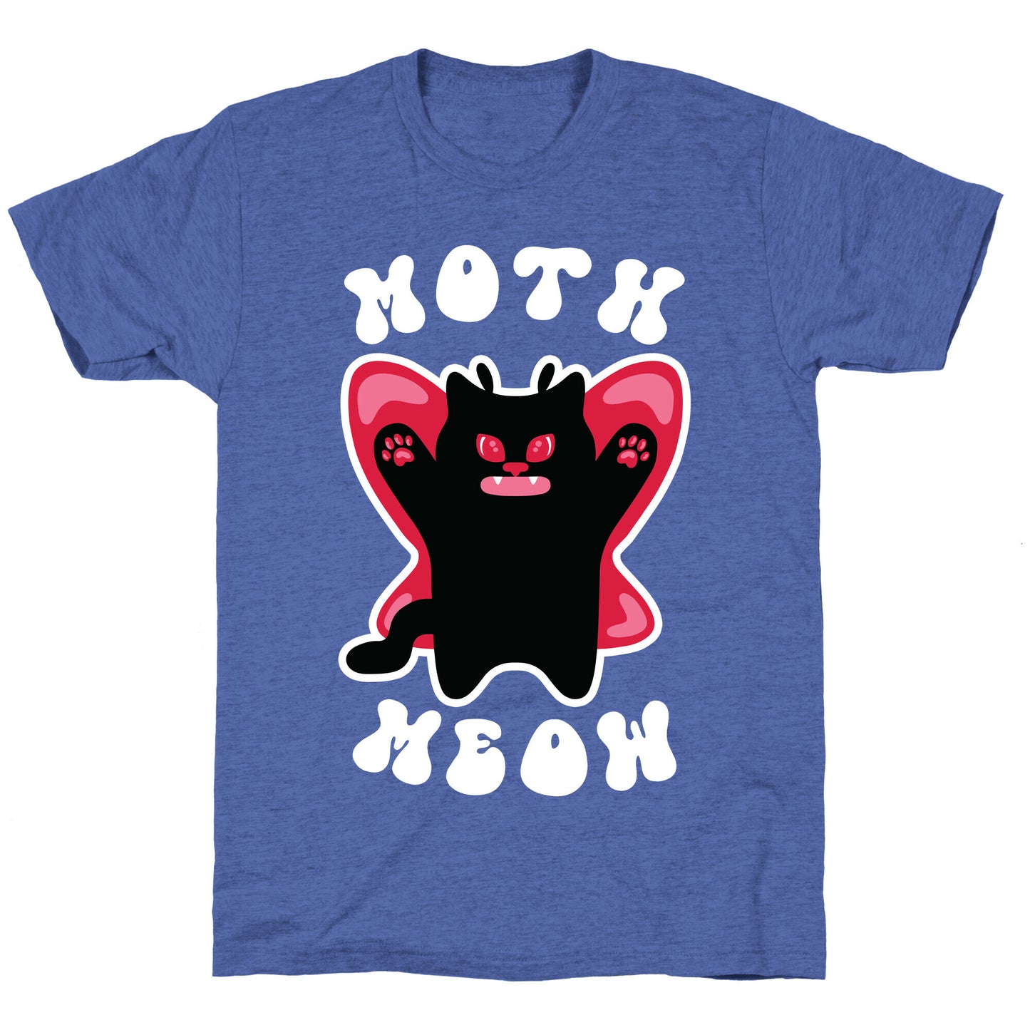 Moth Meow Unisex Triblend Tee