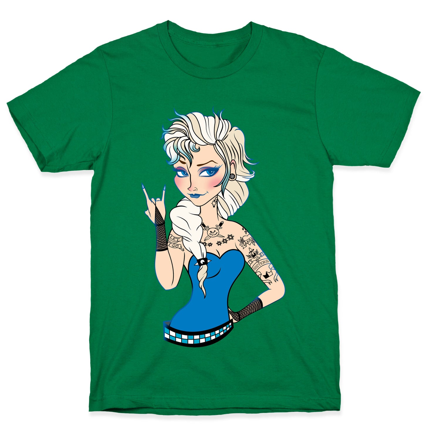 Punk Rock Ice Queen Parody T-Shirt
