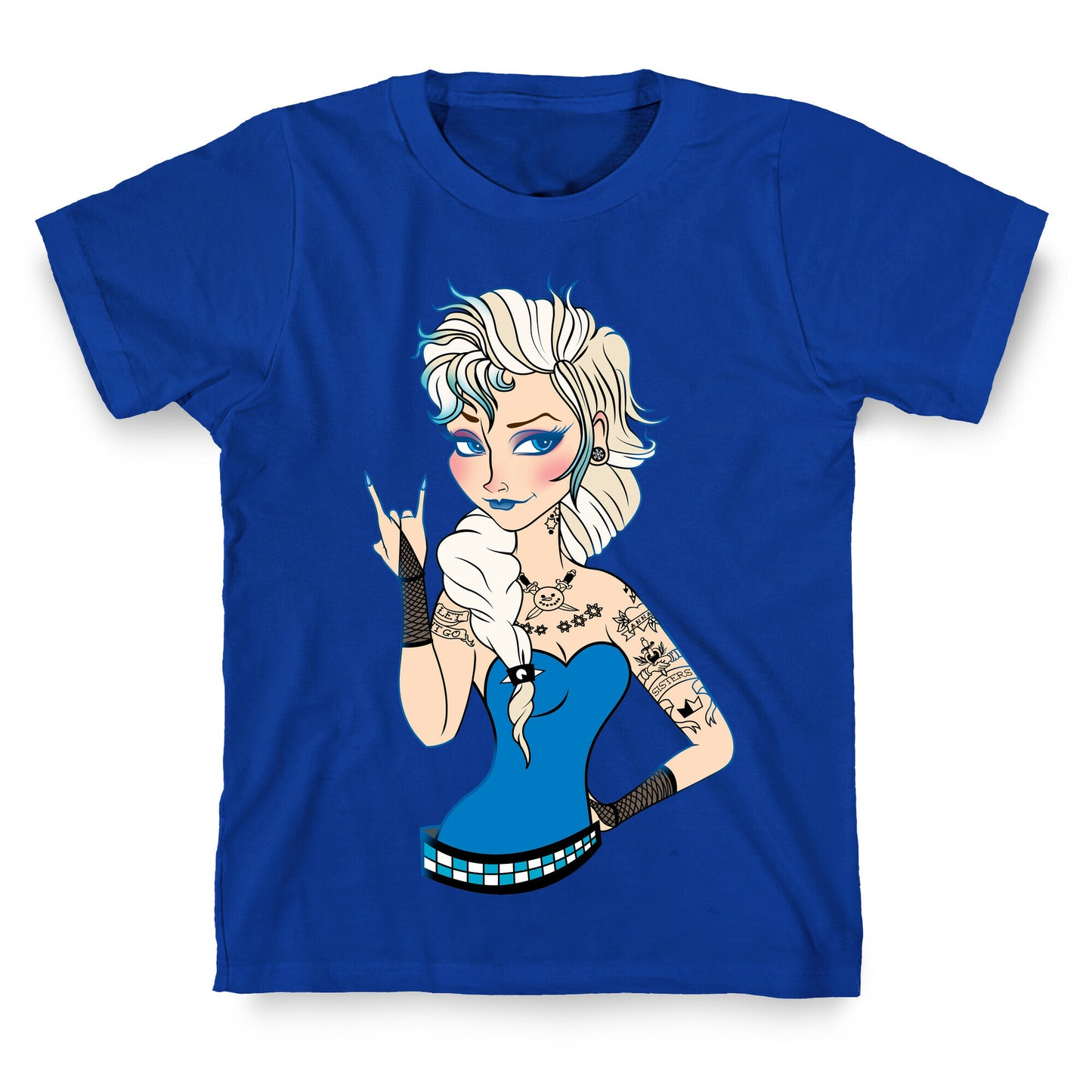 Punk Rock Ice Queen Parody T-Shirt
