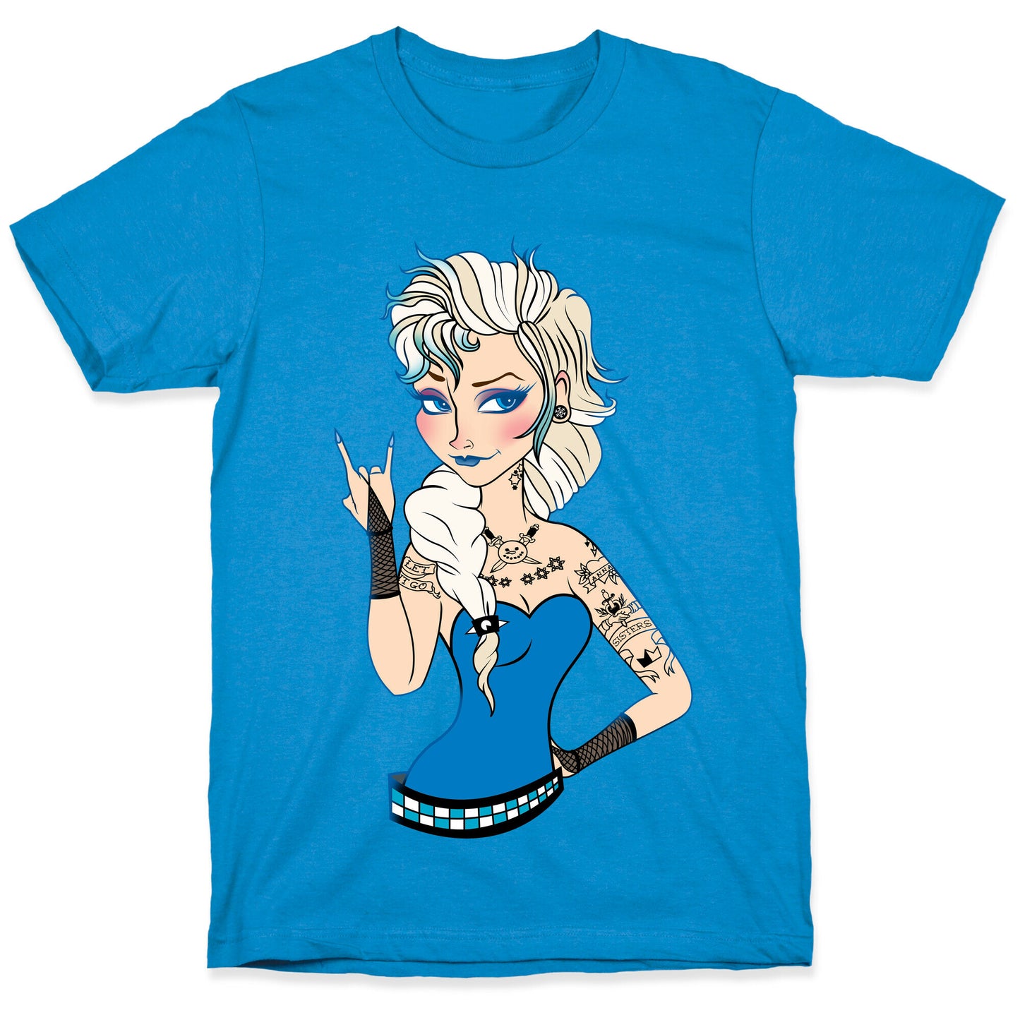 Punk Rock Ice Queen Parody T-Shirt