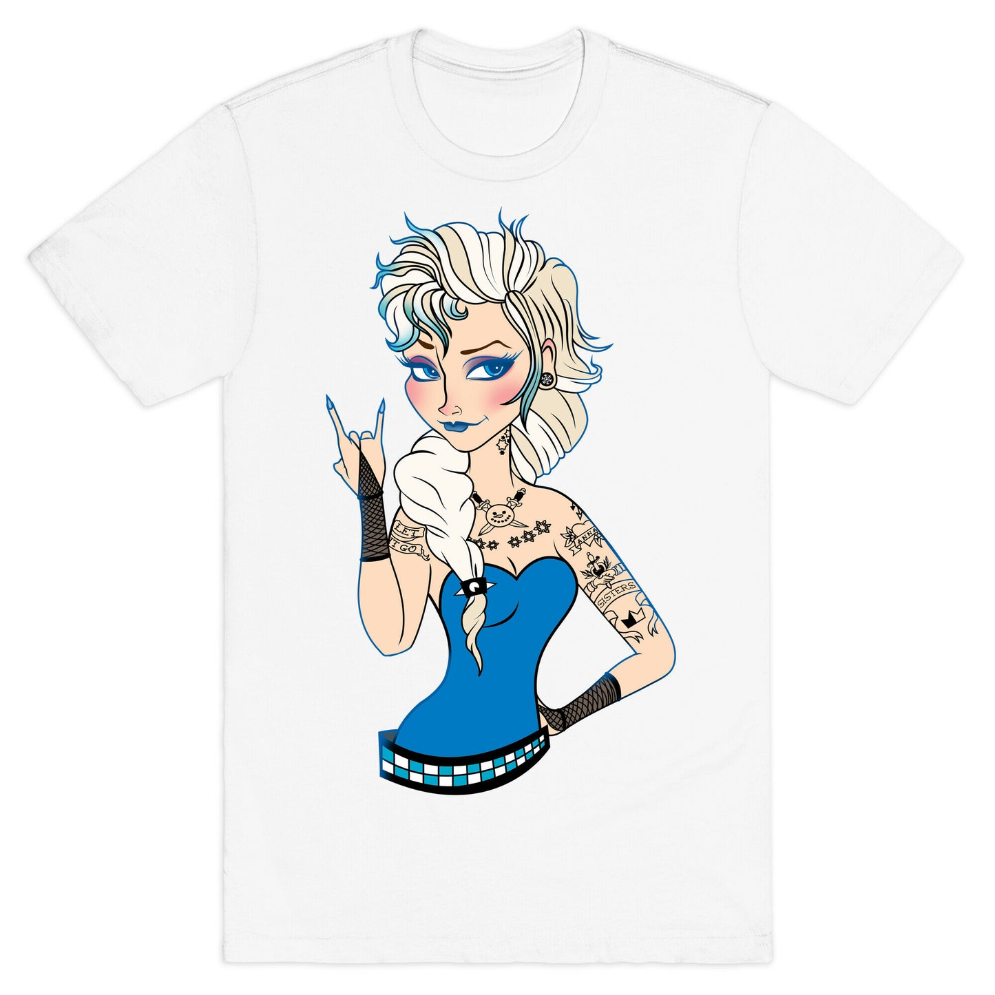 Punk Rock Ice Queen Parody T-Shirt