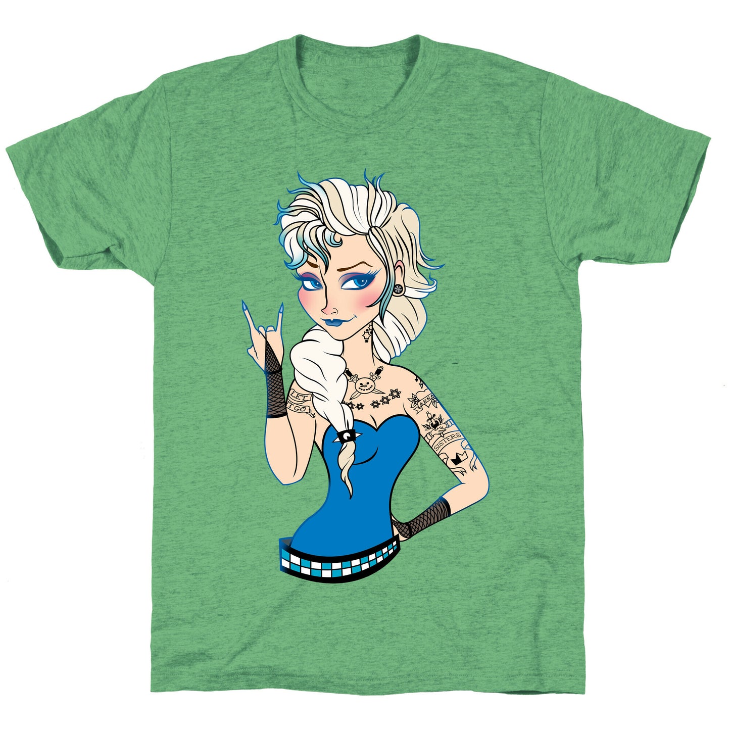 Punk Rock Ice Queen Parody Unisex Triblend Tee