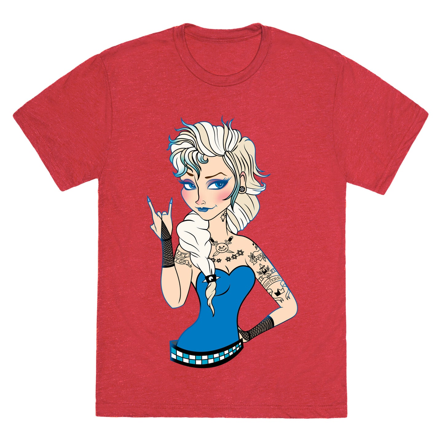 Punk Rock Ice Queen Parody Unisex Triblend Tee