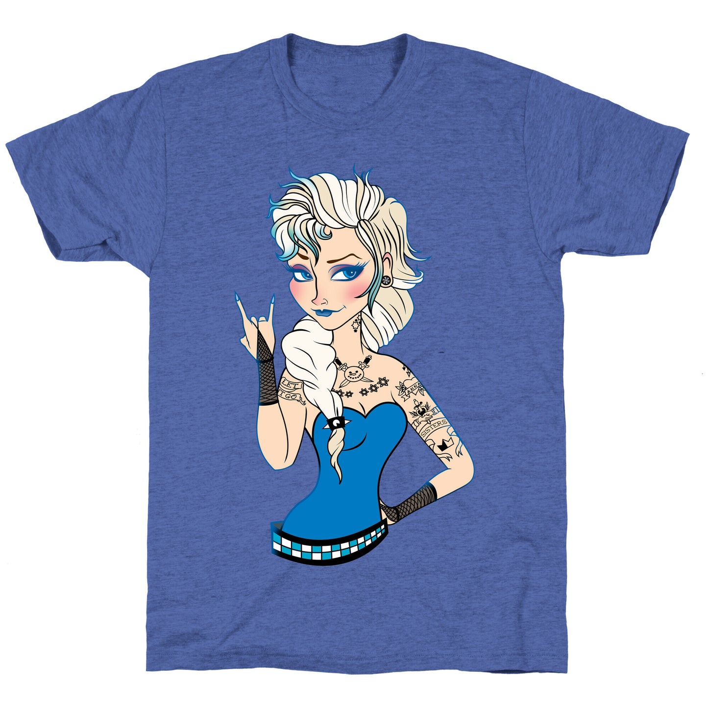 Punk Rock Ice Queen Parody Unisex Triblend Tee