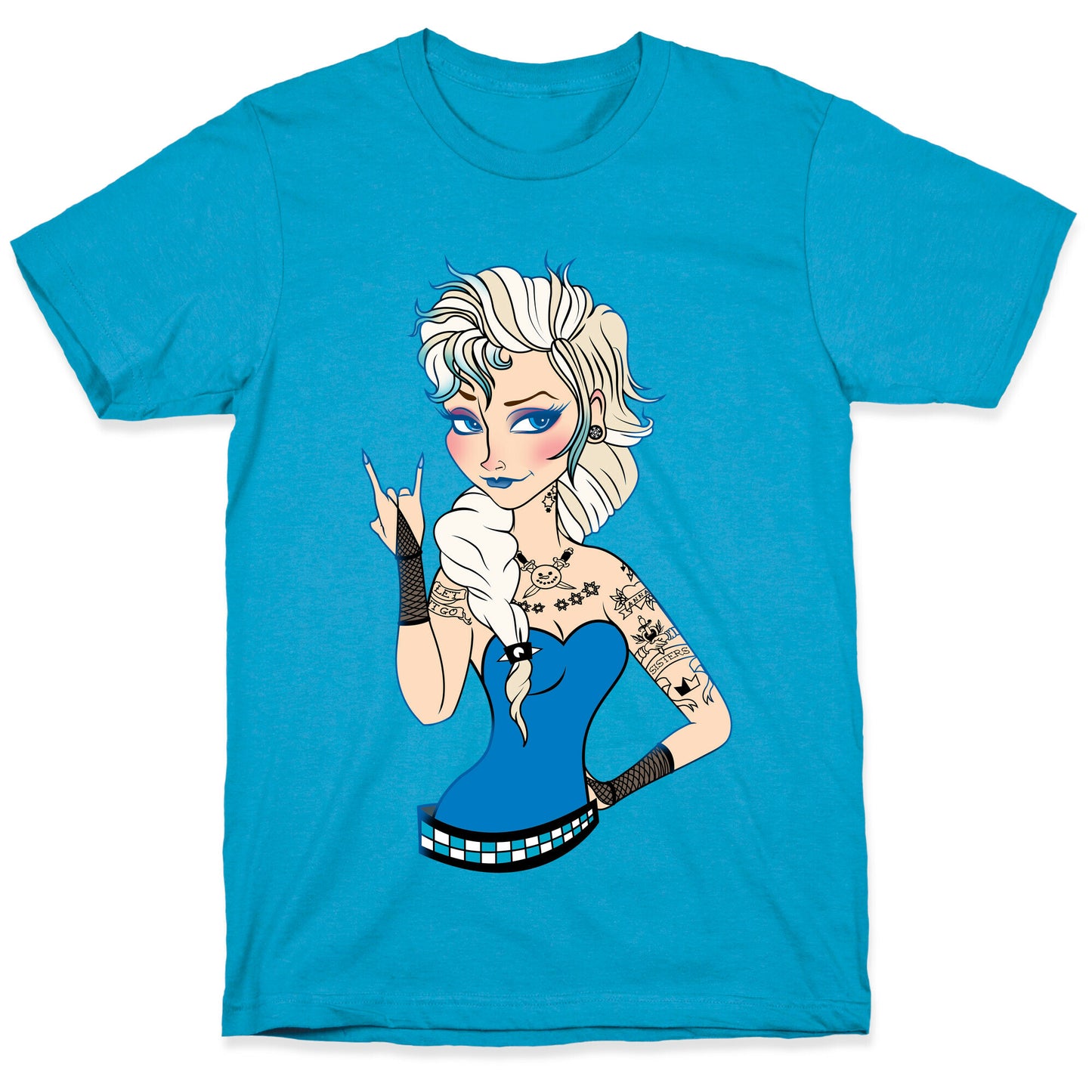 Punk Rock Ice Queen Parody Unisex Triblend Tee