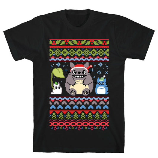 Totoro Ugly Christmas Sweater T-Shirt