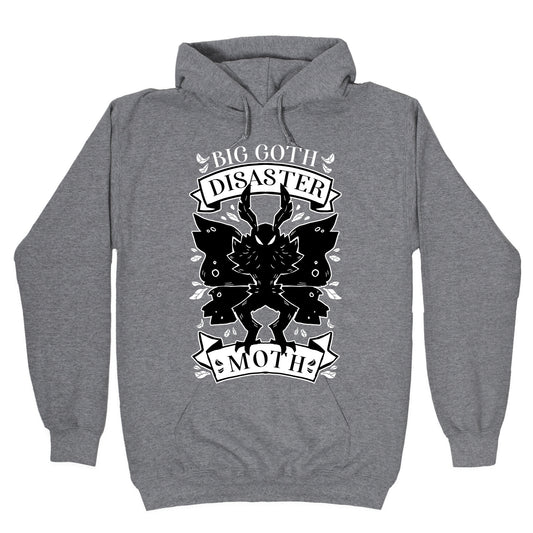 Big Goth Disaster Moth Hoodie