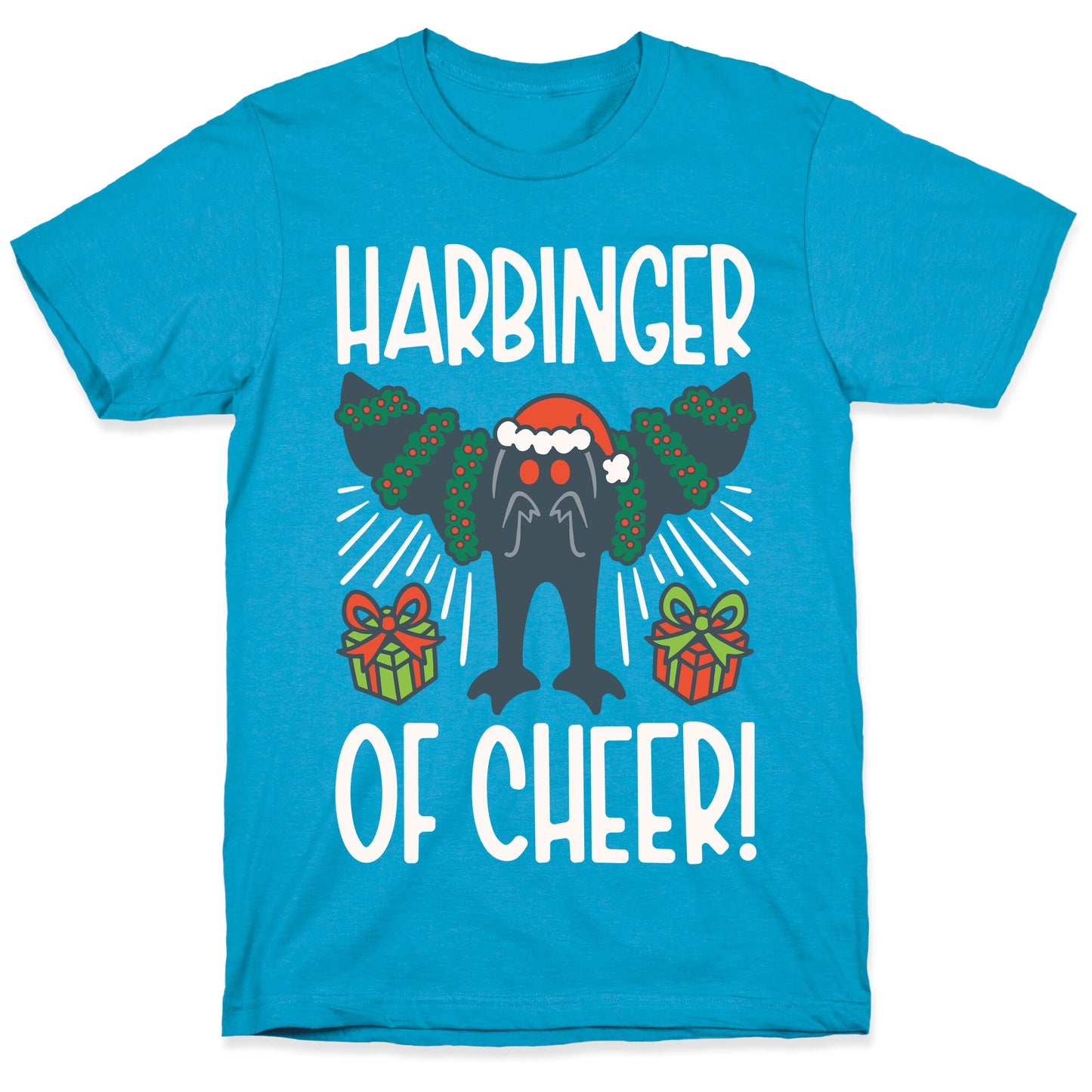Harbinger of Cheer Mothman Parody Unisex Triblend Tee
