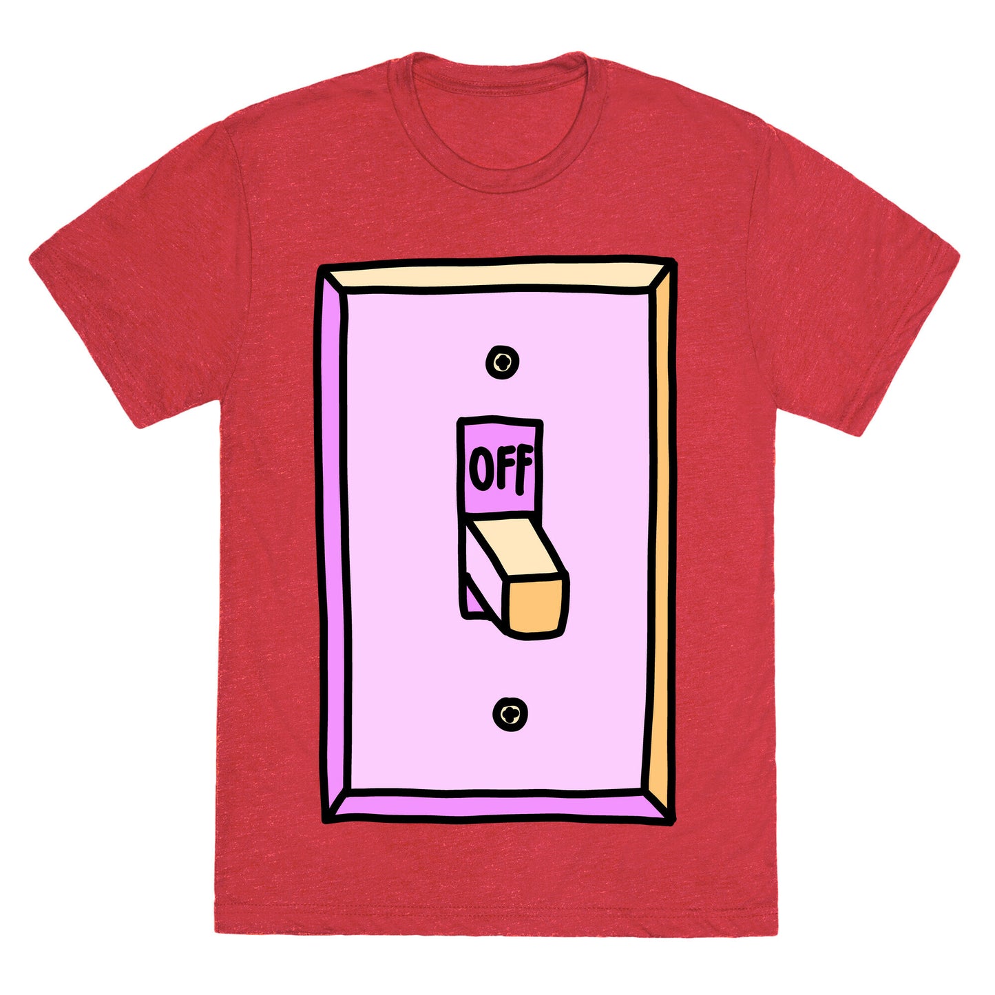 Off Light Switch Unisex Triblend Tee