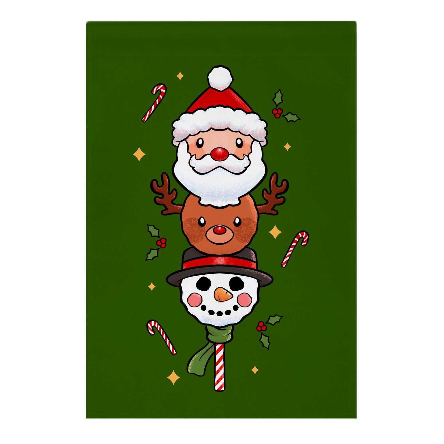Christmas Dango Garden Flag