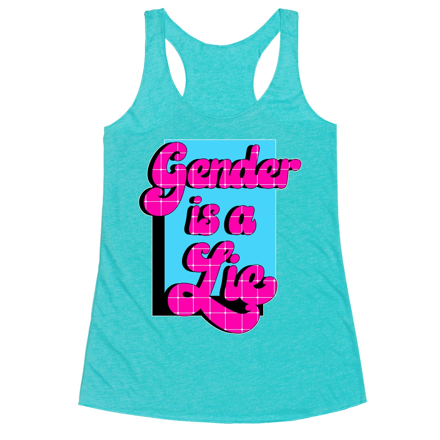 Gender is a Lie Racerback Tank