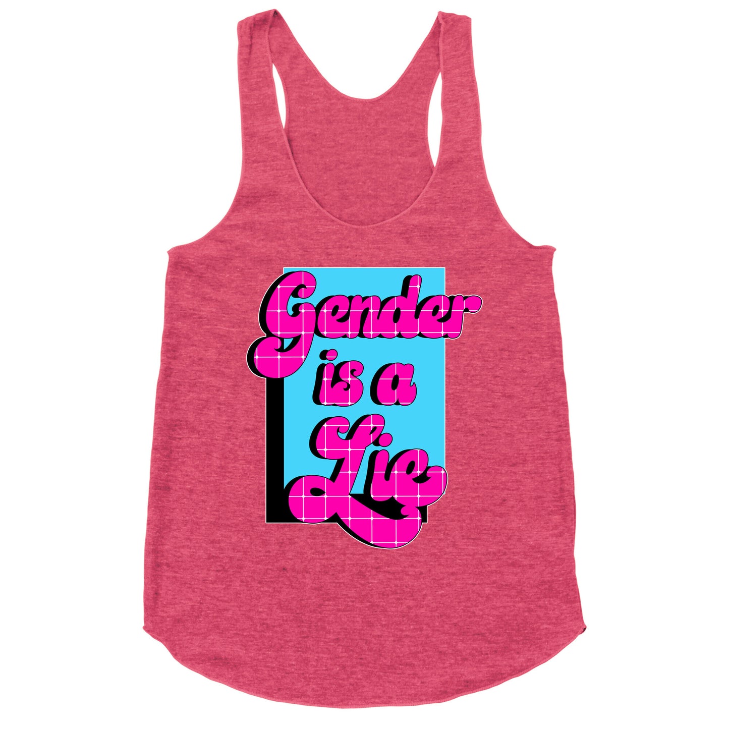 Gender is a Lie Racerback Tank