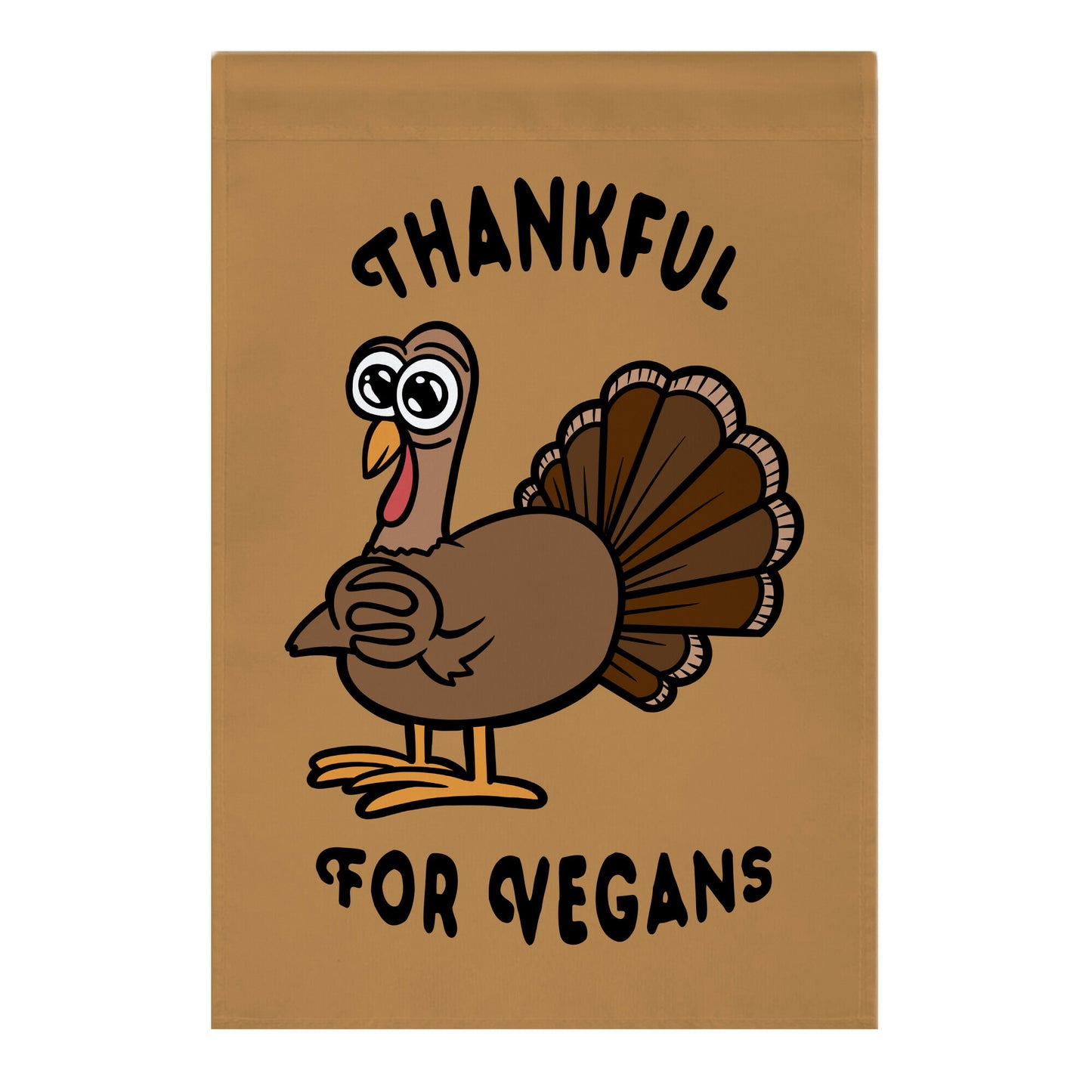 Thankful For Vegans Garden Flag