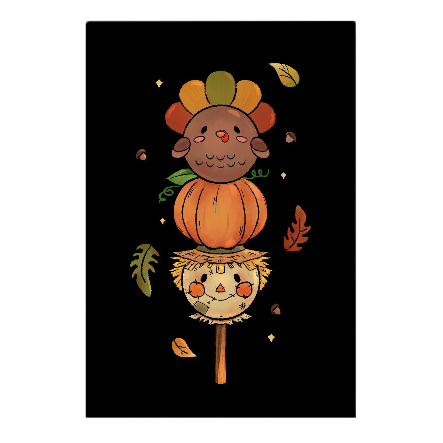 Thanksgiving Dango Garden Flag