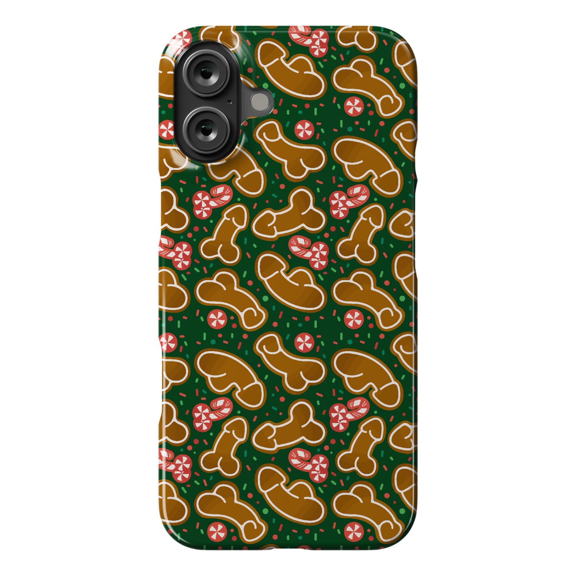 Gingerbread and Candy Cane Penises  Phone Case