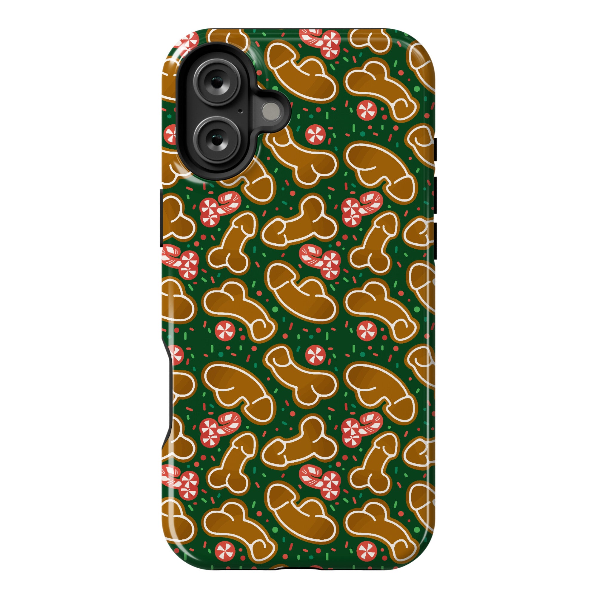 Gingerbread and Candy Cane Penises  Phone Case