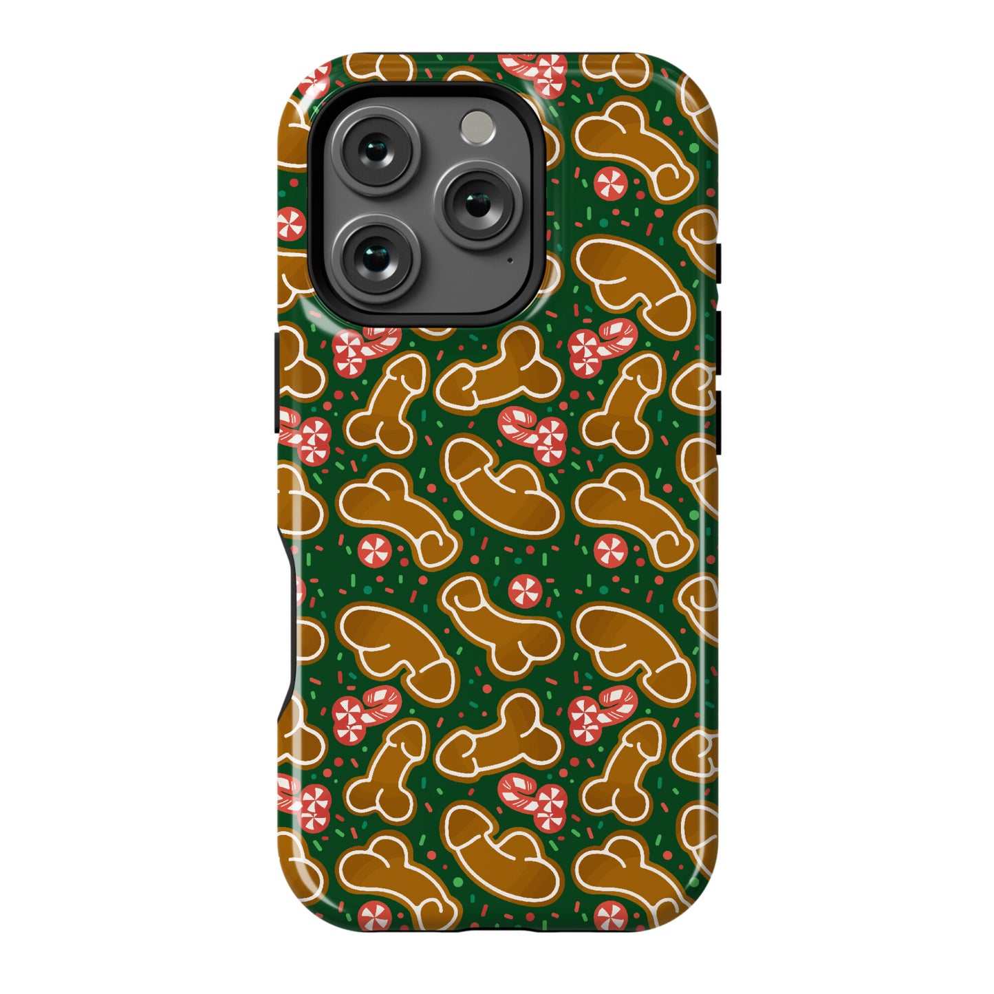 Gingerbread and Candy Cane Penises  Phone Case
