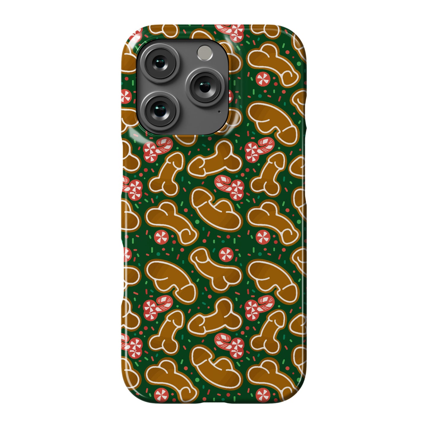 Gingerbread and Candy Cane Penises  Phone Case