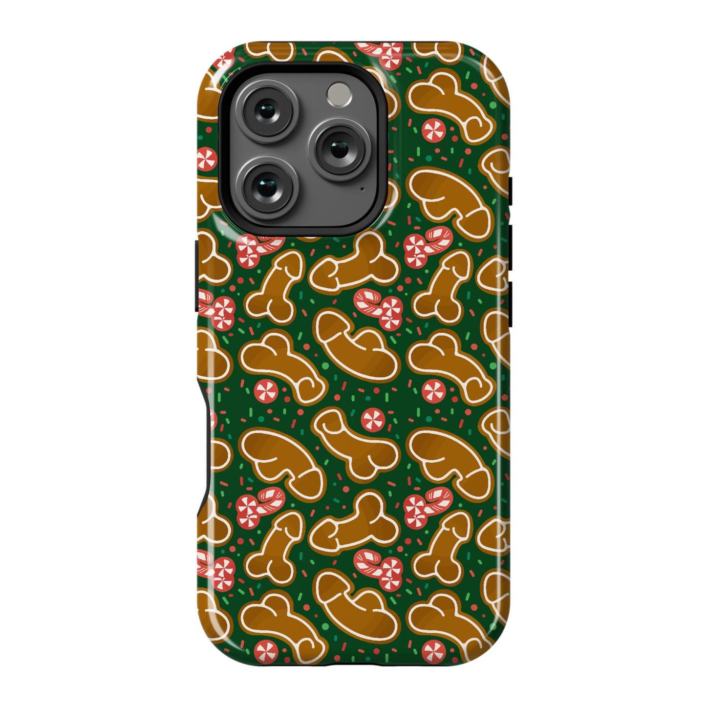 Gingerbread and Candy Cane Penises  Phone Case
