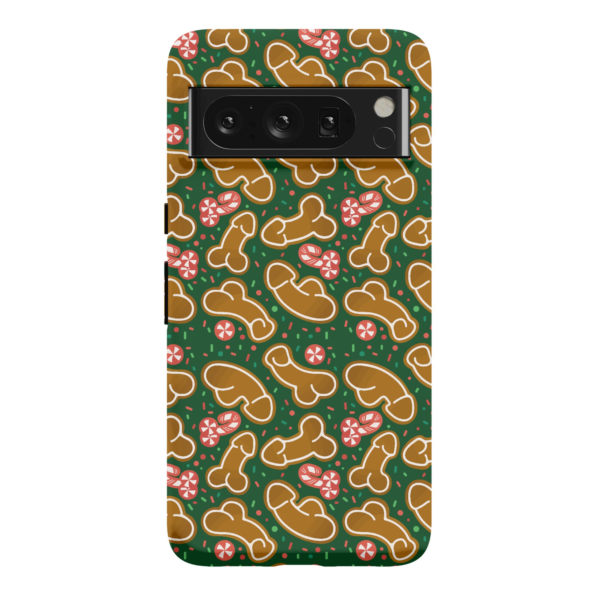 Gingerbread and Candy Cane Penises  Phone Case