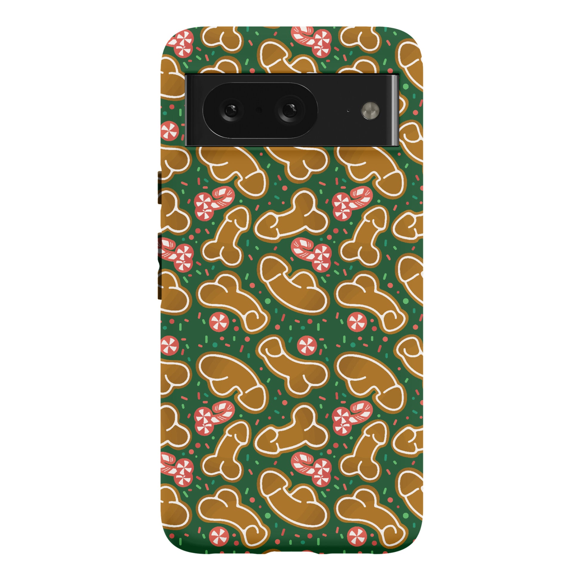 Gingerbread and Candy Cane Penises  Phone Case