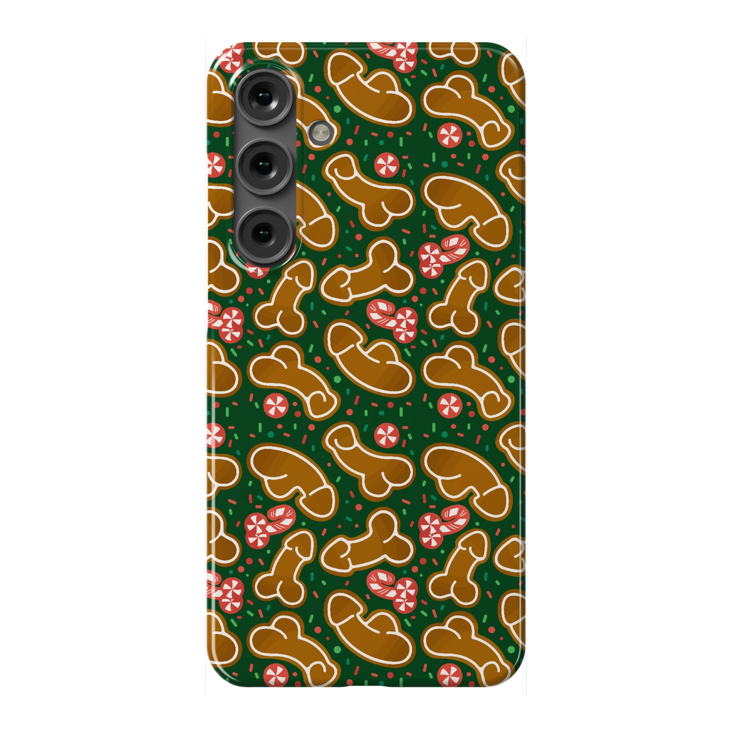 Gingerbread and Candy Cane Penises  Phone Case