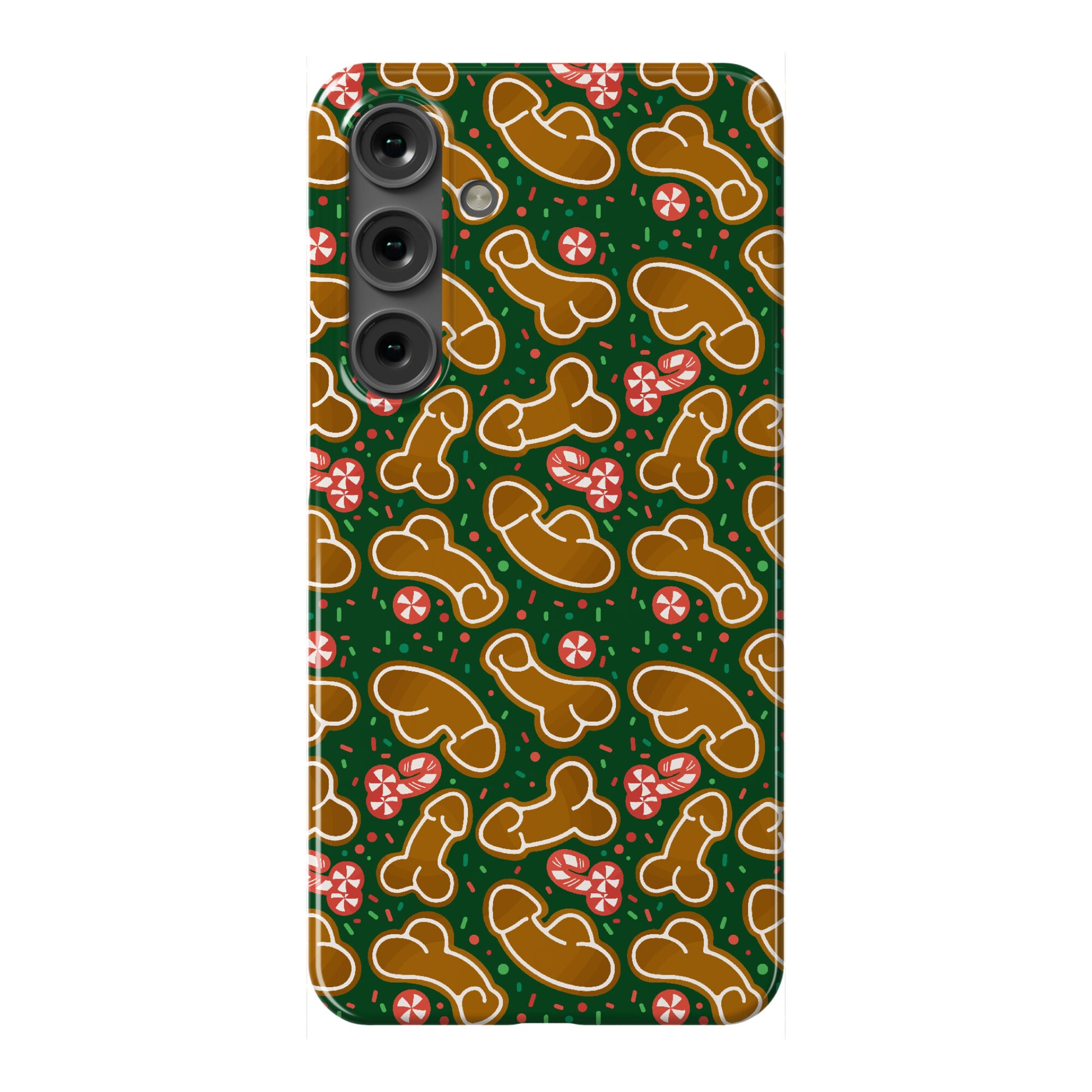 Gingerbread and Candy Cane Penises  Phone Case