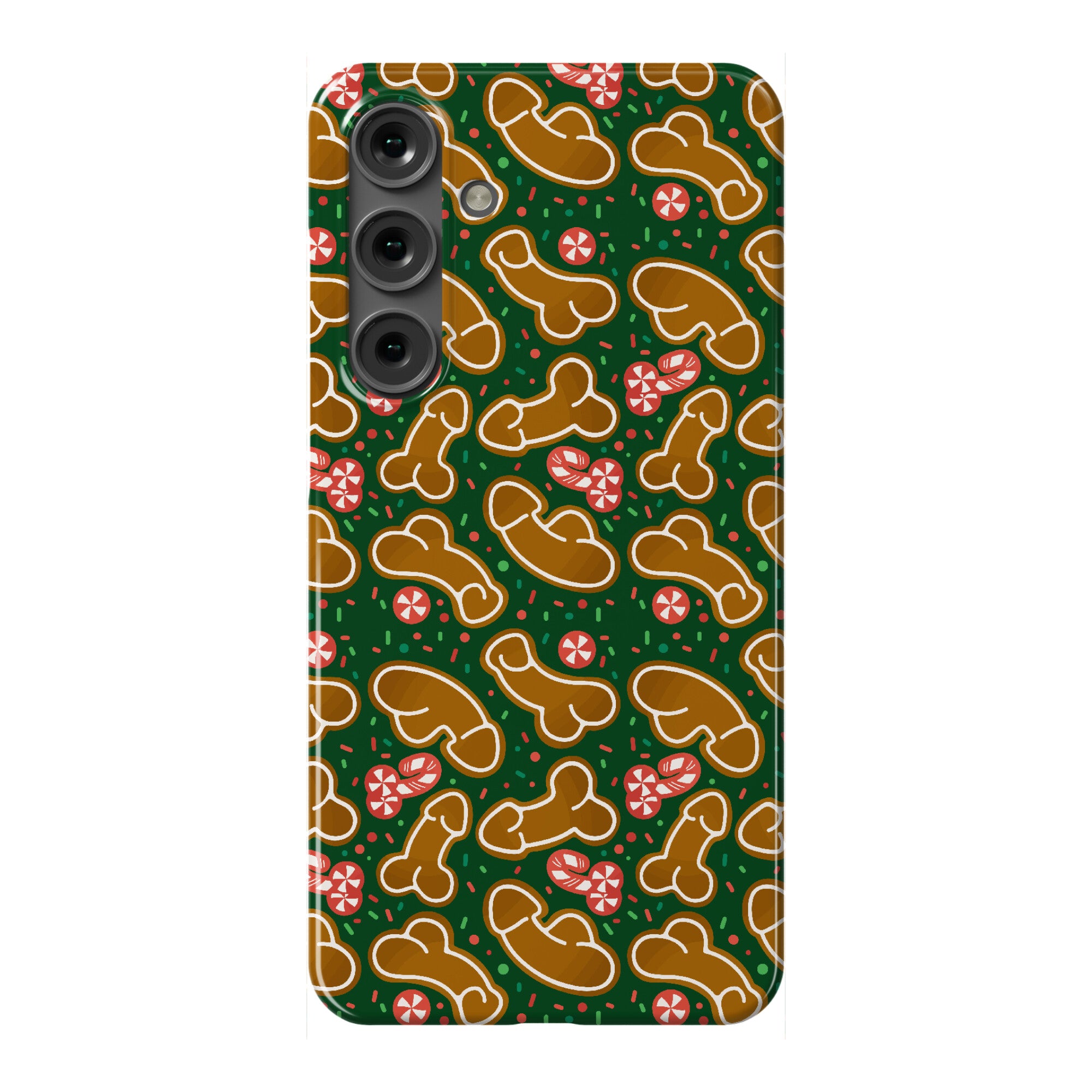 Gingerbread and Candy Cane Penises  Phone Case