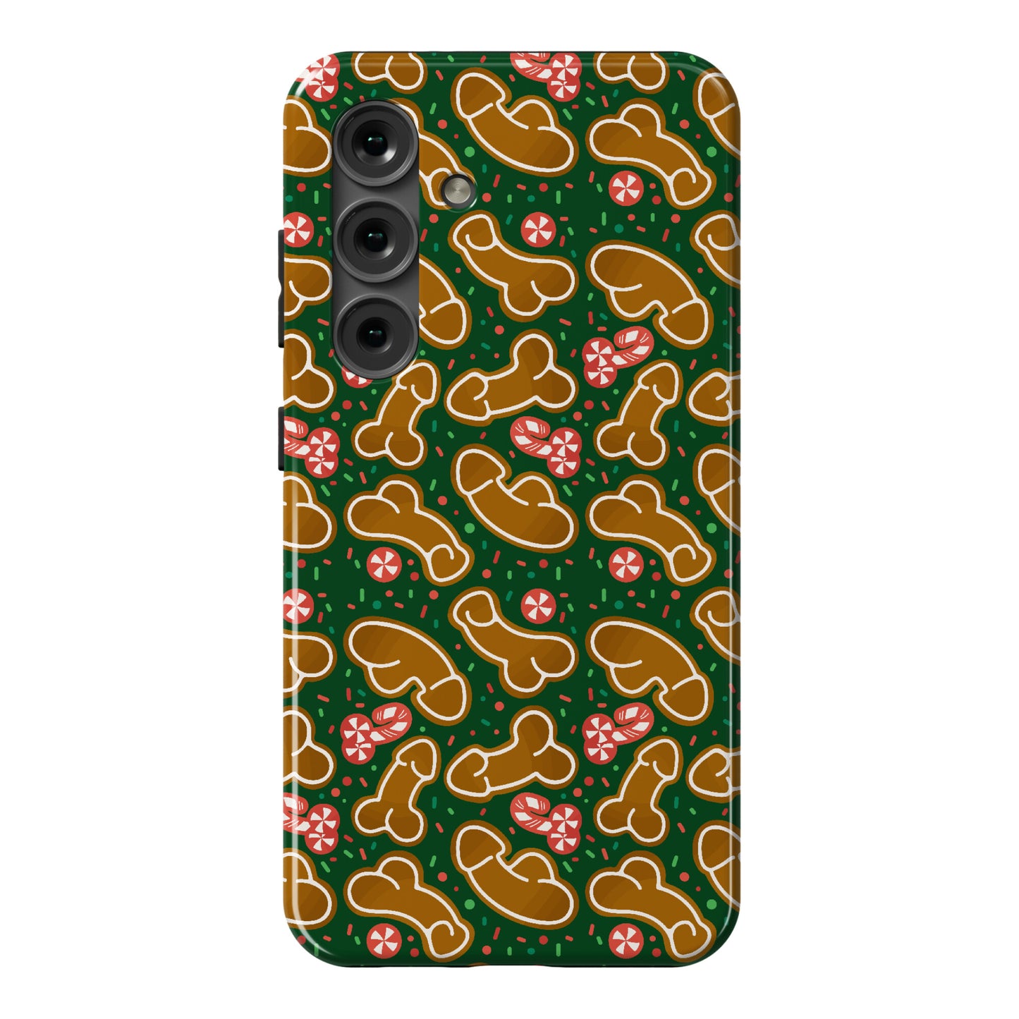 Gingerbread and Candy Cane Penises  Phone Case
