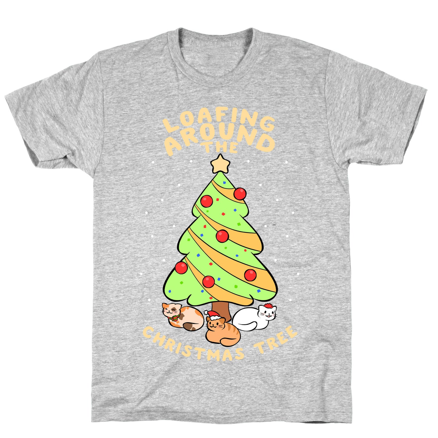Loafing Around The Christmas Tree T-Shirt