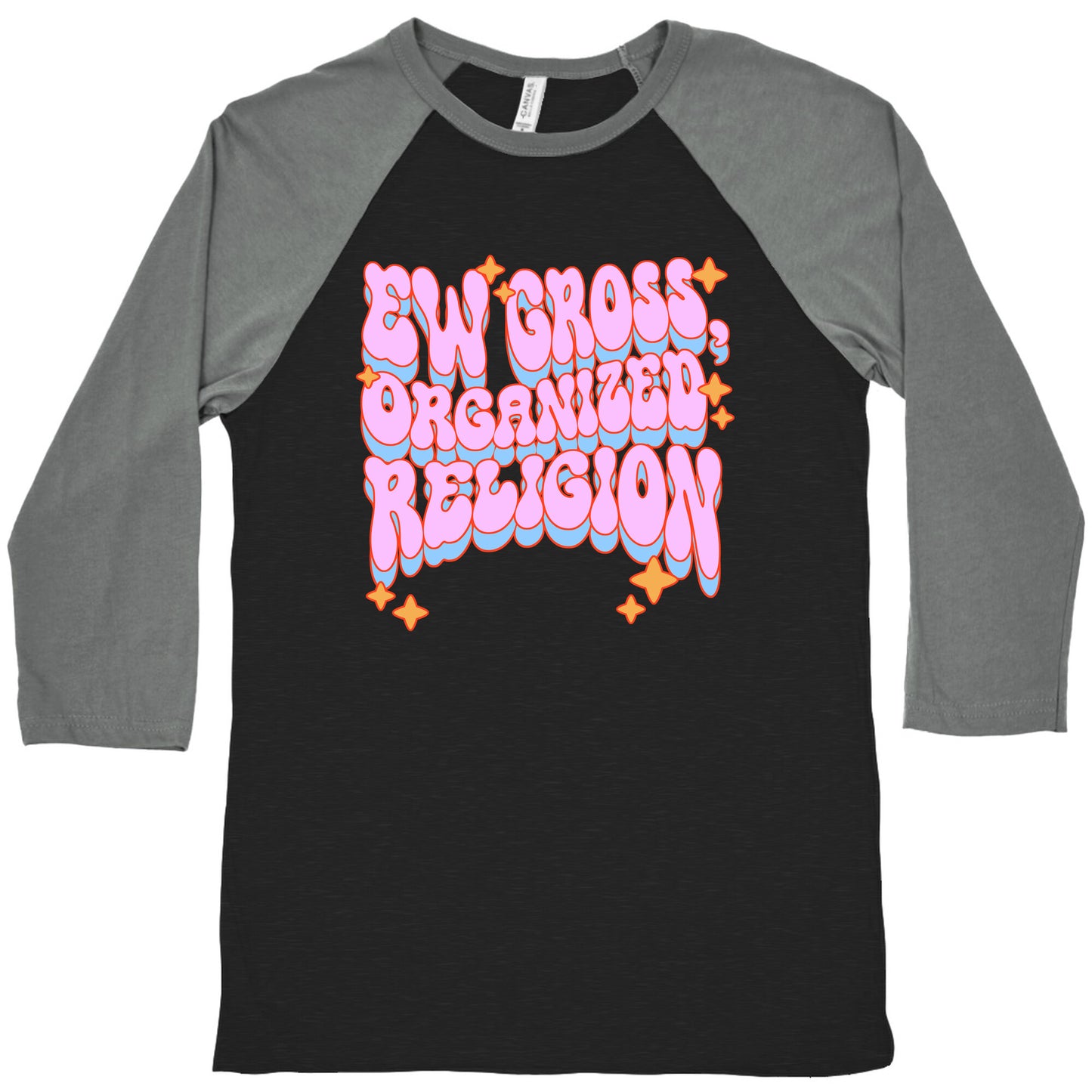 Ew Gross, Organized Religion Baseball Tee