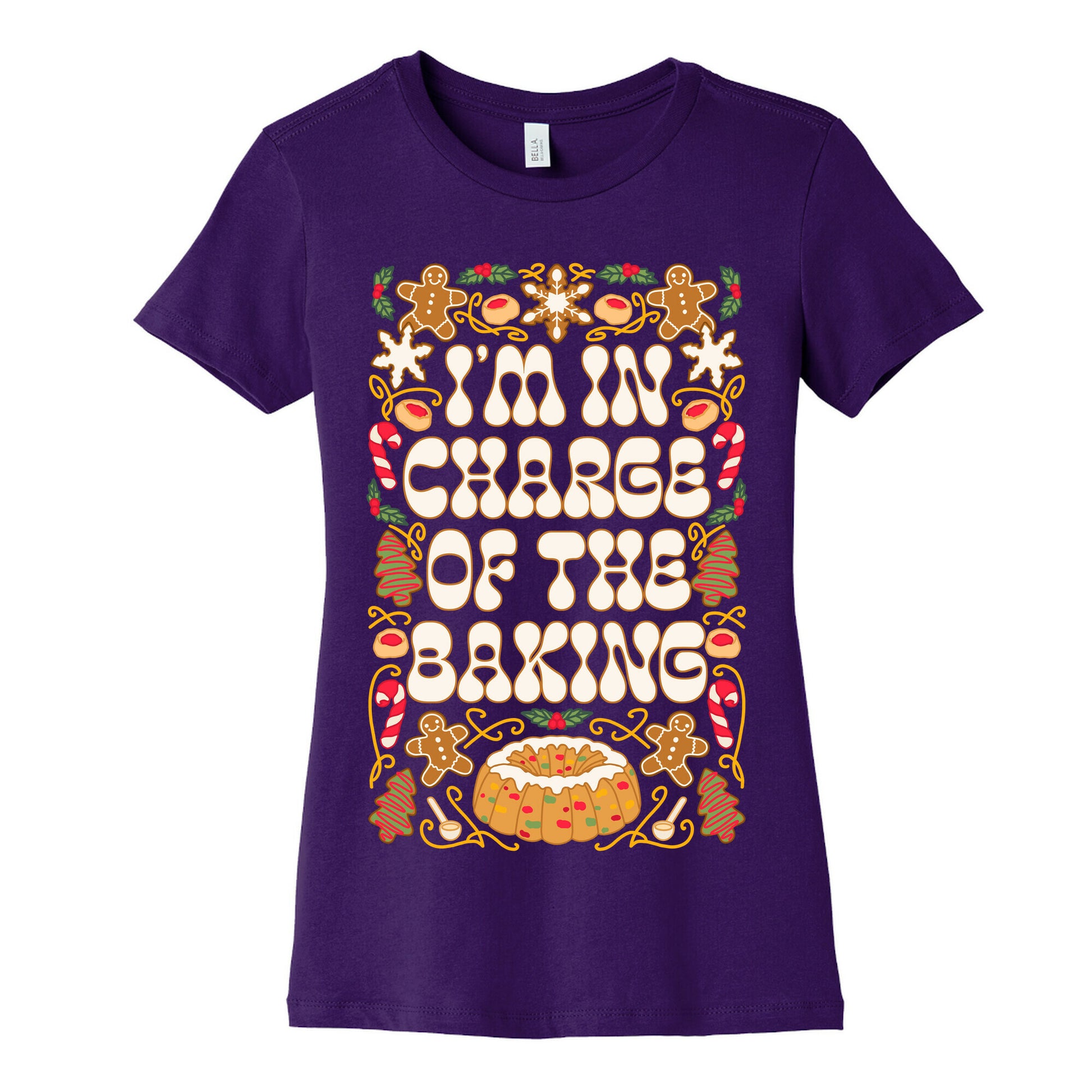I'm In Charge Of the Baking (Christmas) Women's Cotton Tee