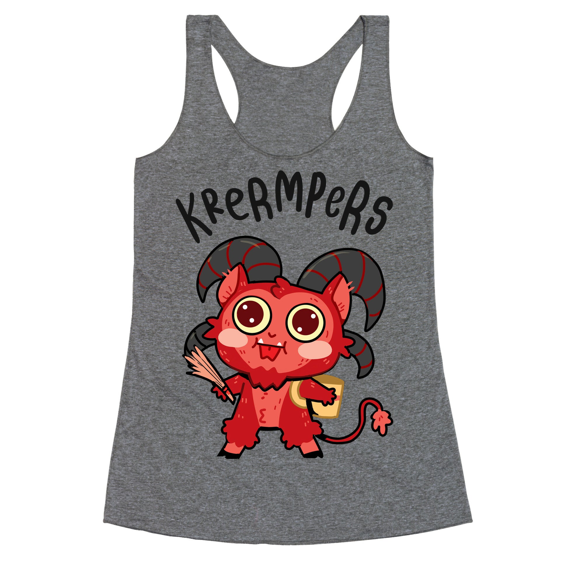 Krermpers Derpy Krampus Racerback Tank
