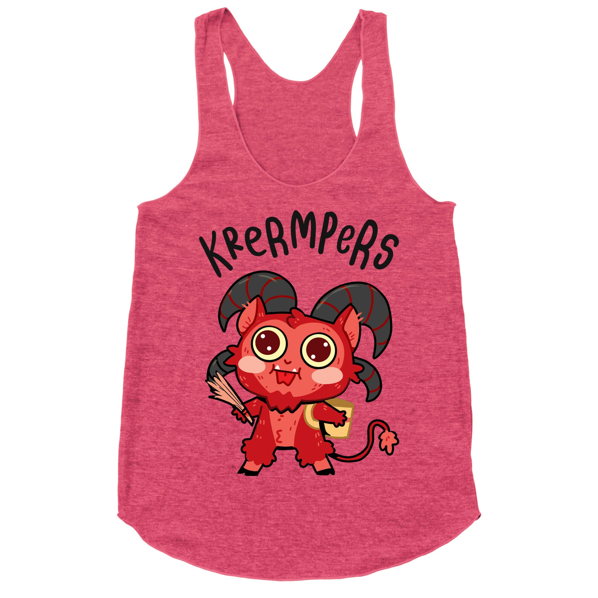 Krermpers Derpy Krampus Racerback Tank