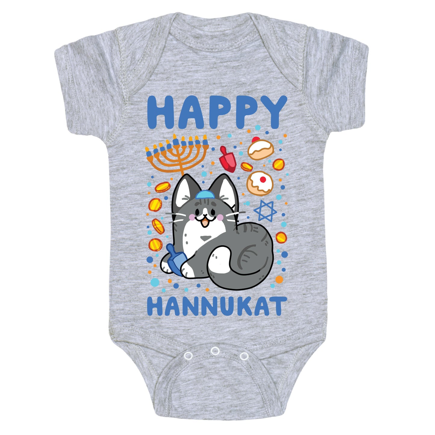 Happy Hannukat Baby One Piece