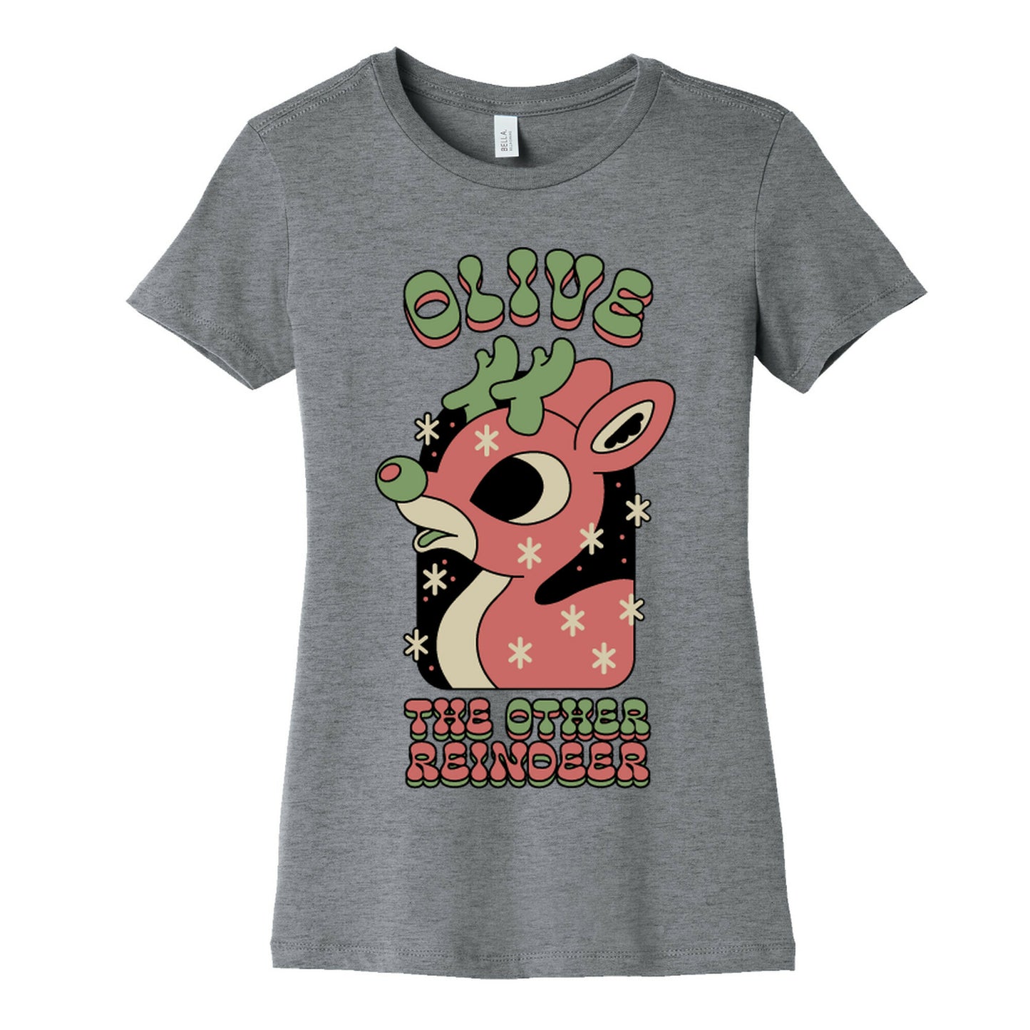 Olive The Other Reindeer Women's Cotton Tee