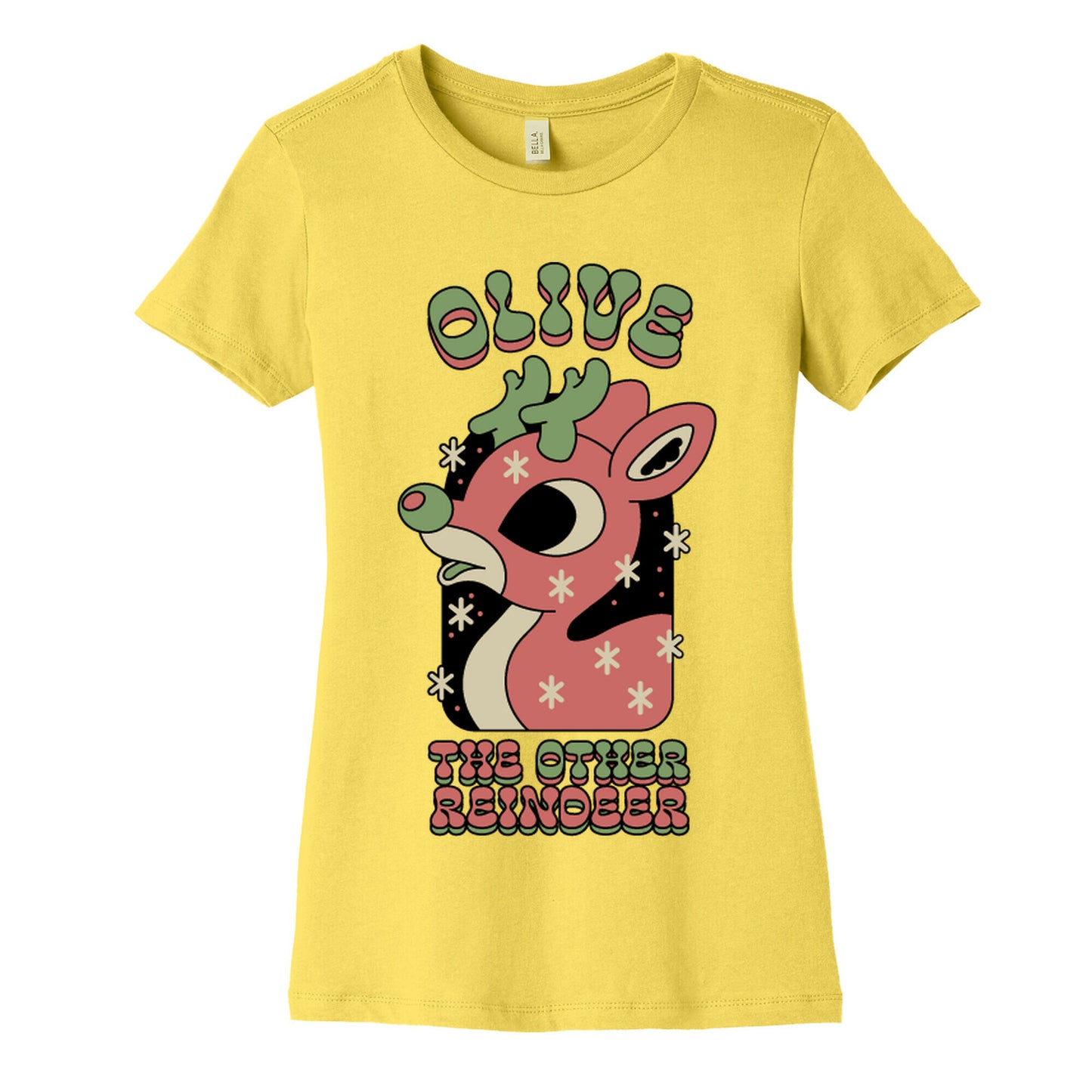Olive The Other Reindeer Women's Cotton Tee
