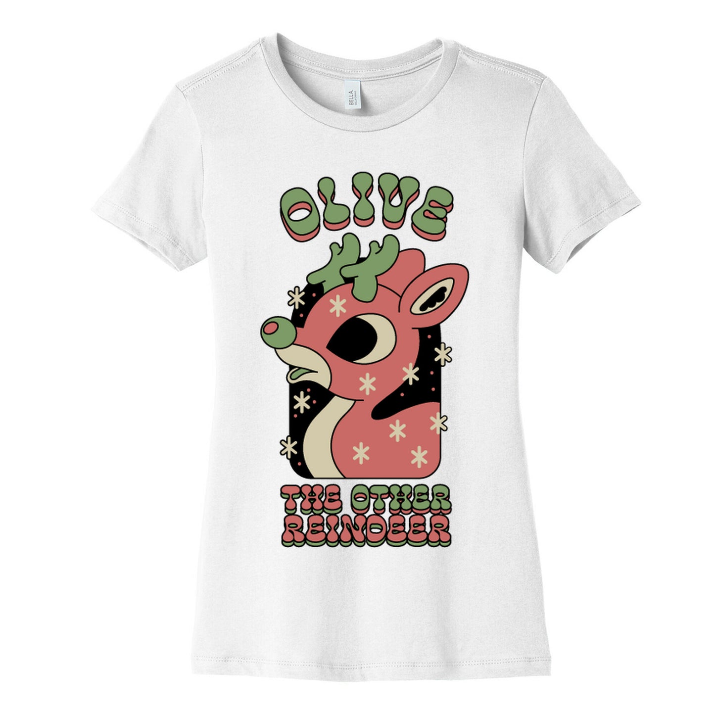Olive The Other Reindeer Women's Cotton Tee