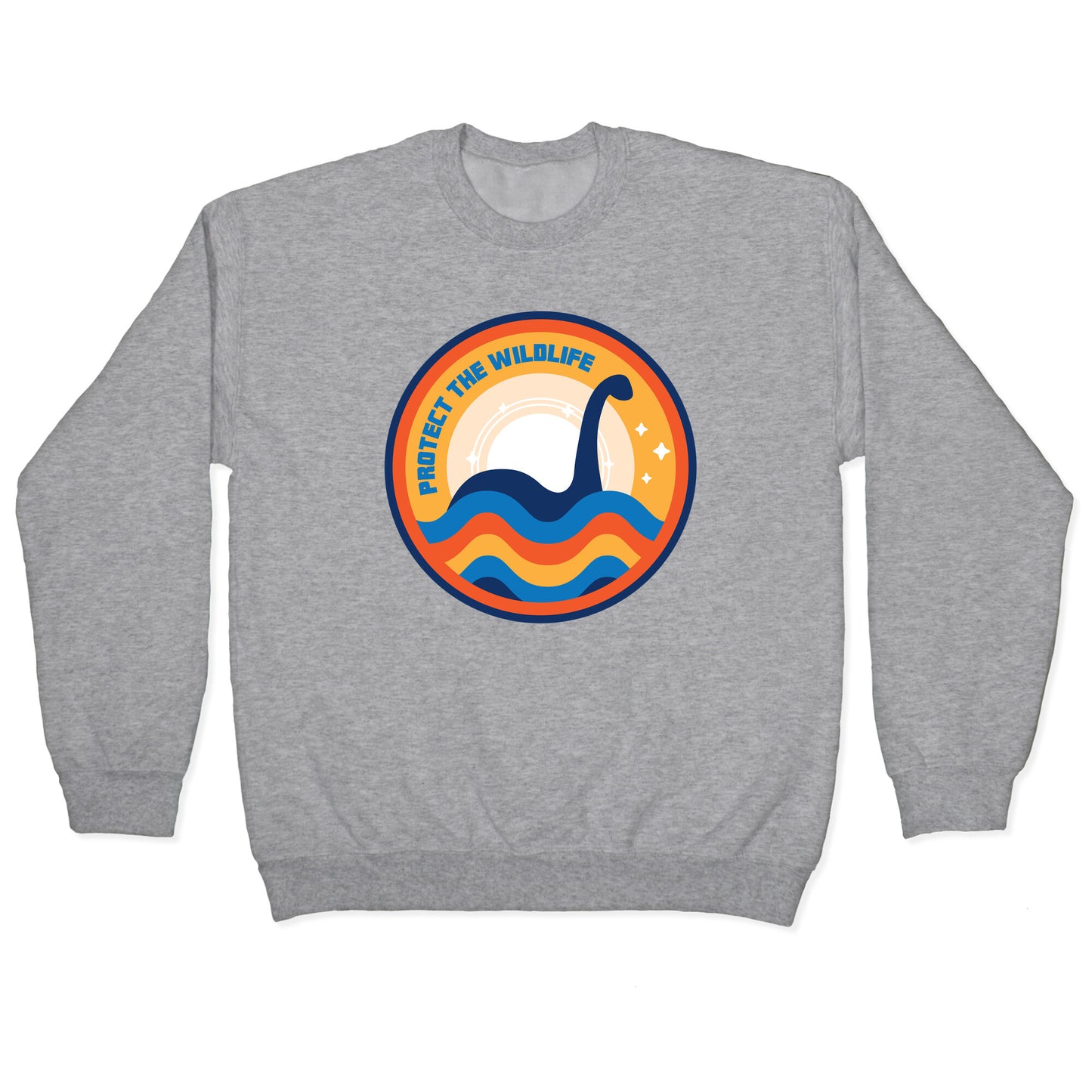 Protect The Wildlife - Nessie, Loch Ness Monster Crewneck Sweatshirt