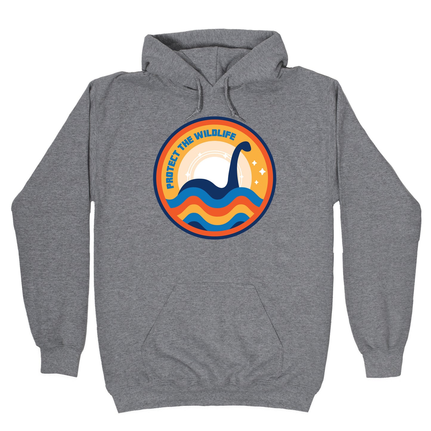 Protect The Wildlife - Nessie, Loch Ness Monster Hoodie