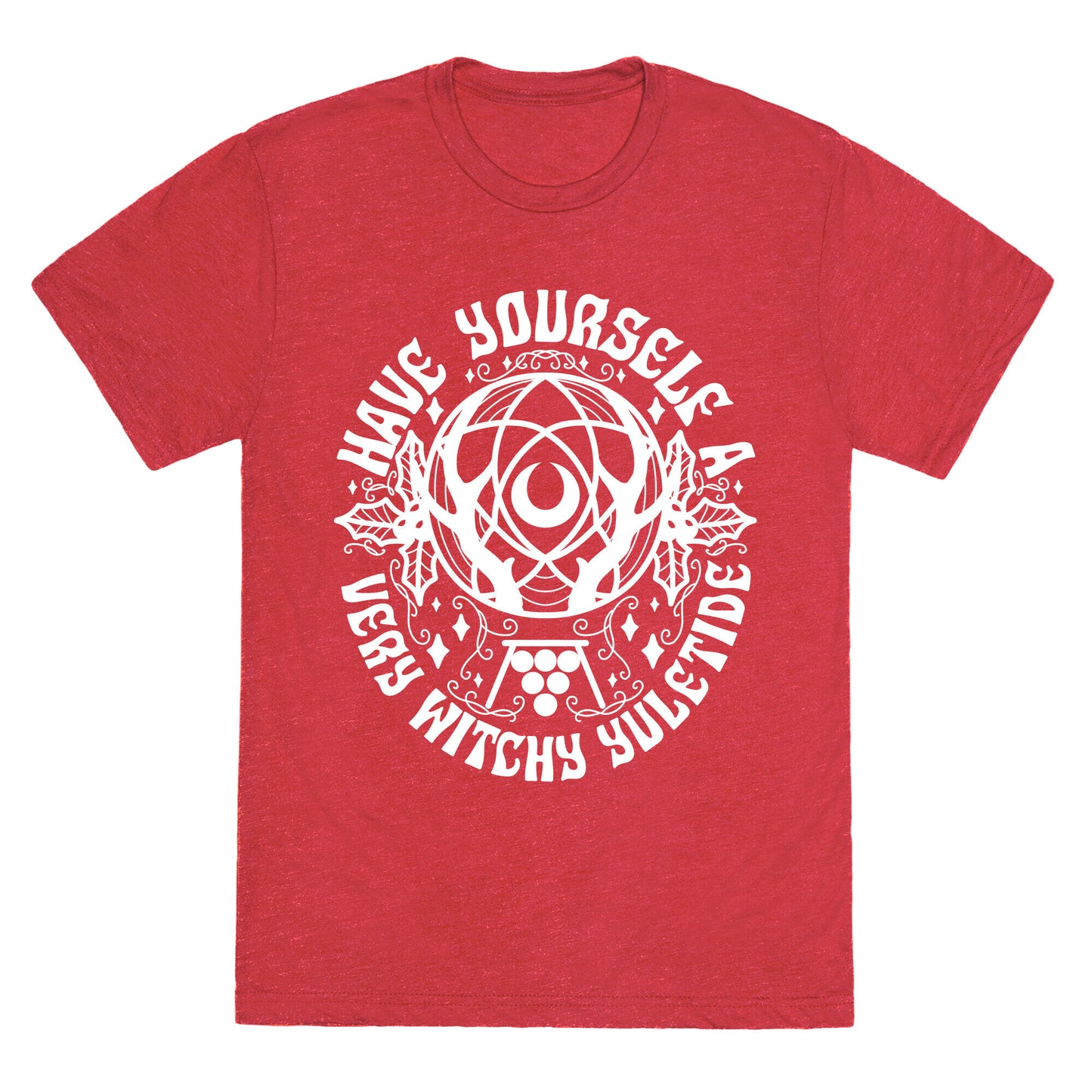 Have Yourself A Very Witchy Yuletide Unisex Triblend Tee
